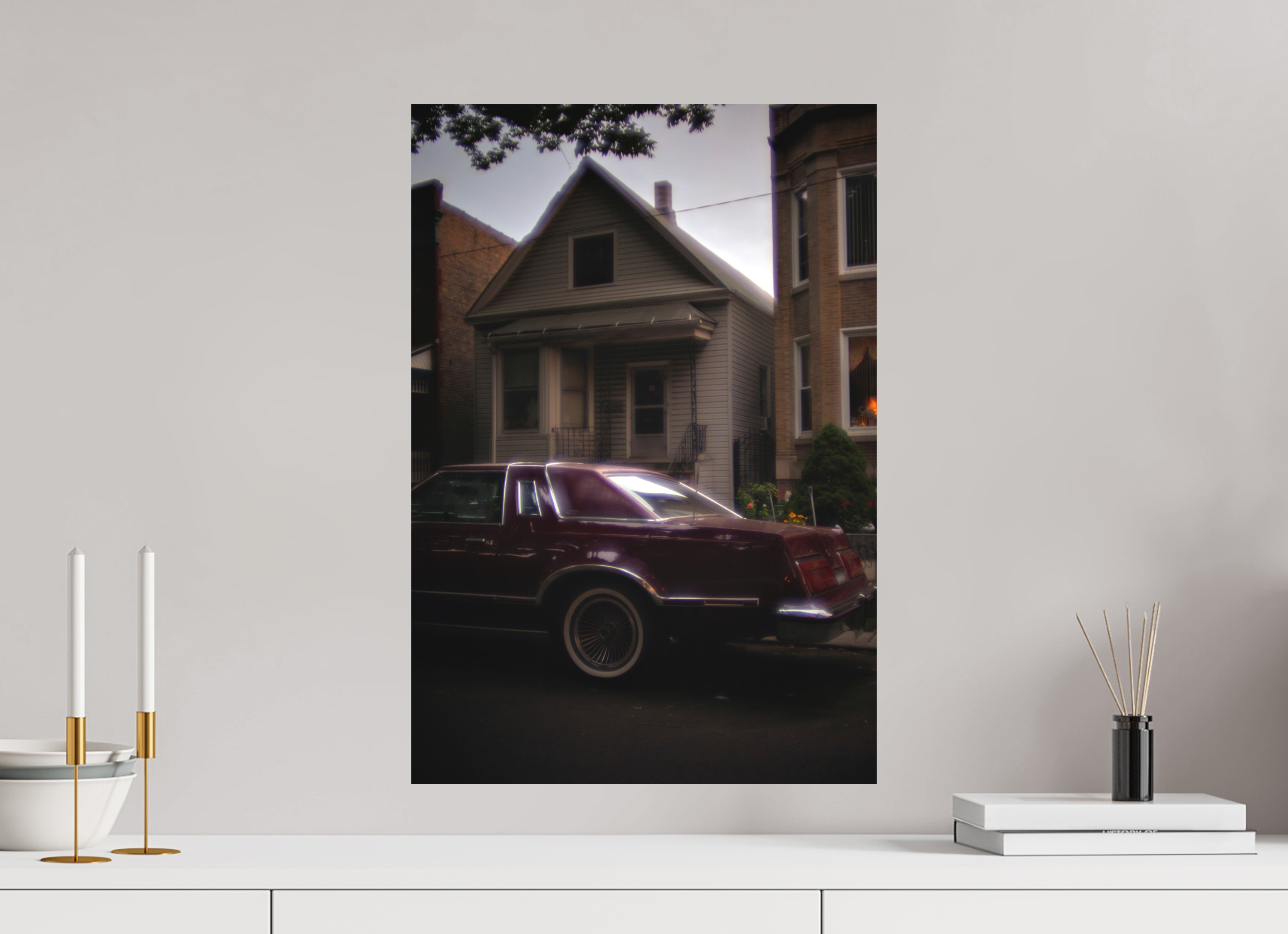 16 x 23.3″, Aluminum Dibond 70s Glow