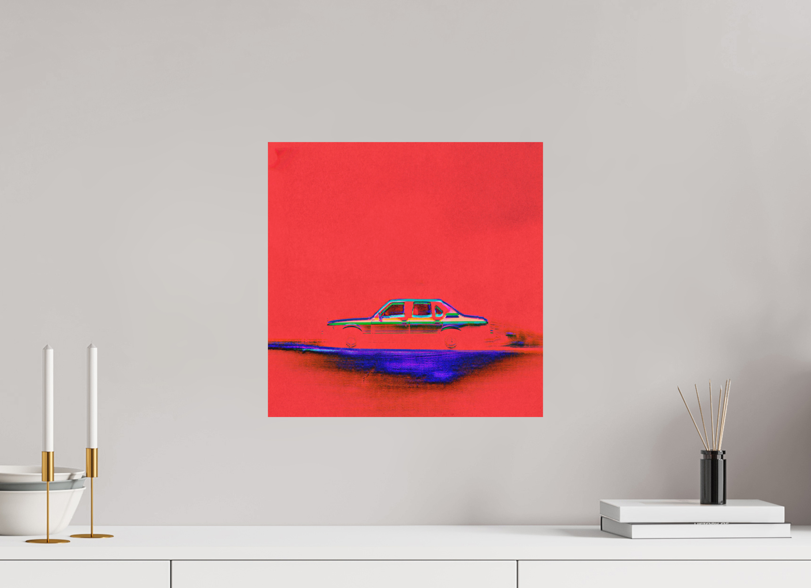 15 x 15″, Direct Print on Forex Street Parking