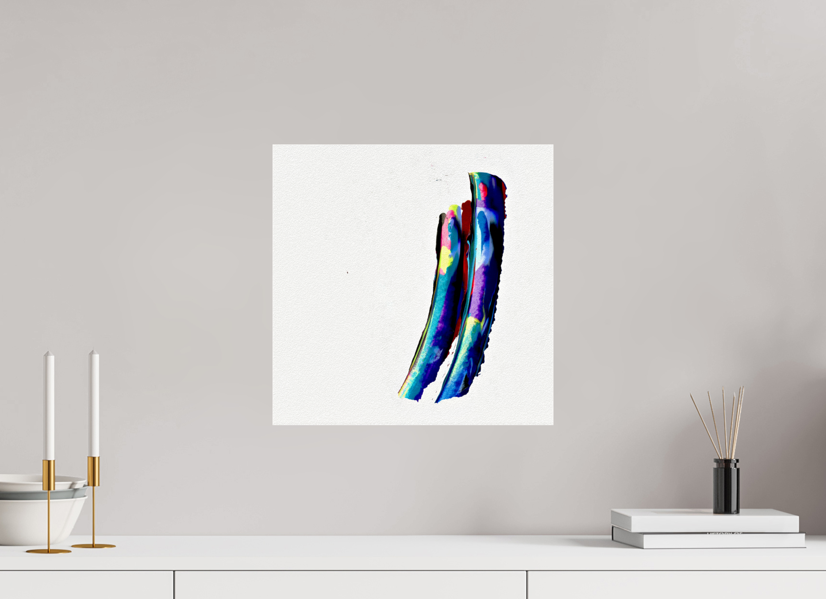 15 x 15″, Photo Print Under Acrylic Glass 2 Fish