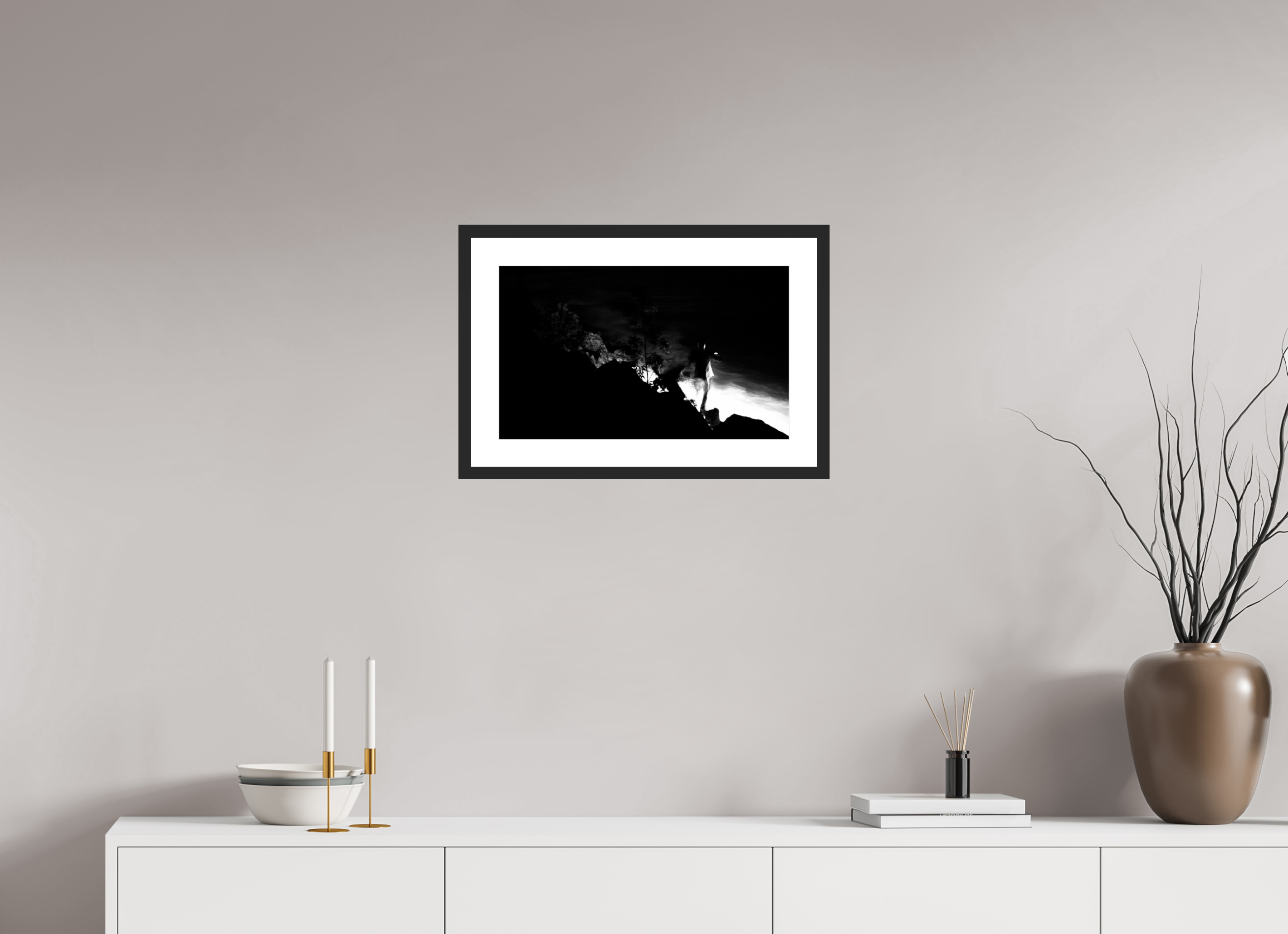 19.8 x 12″, Fuji Crystal Archive Print Framed (Black) Some Kind Of Spirit World