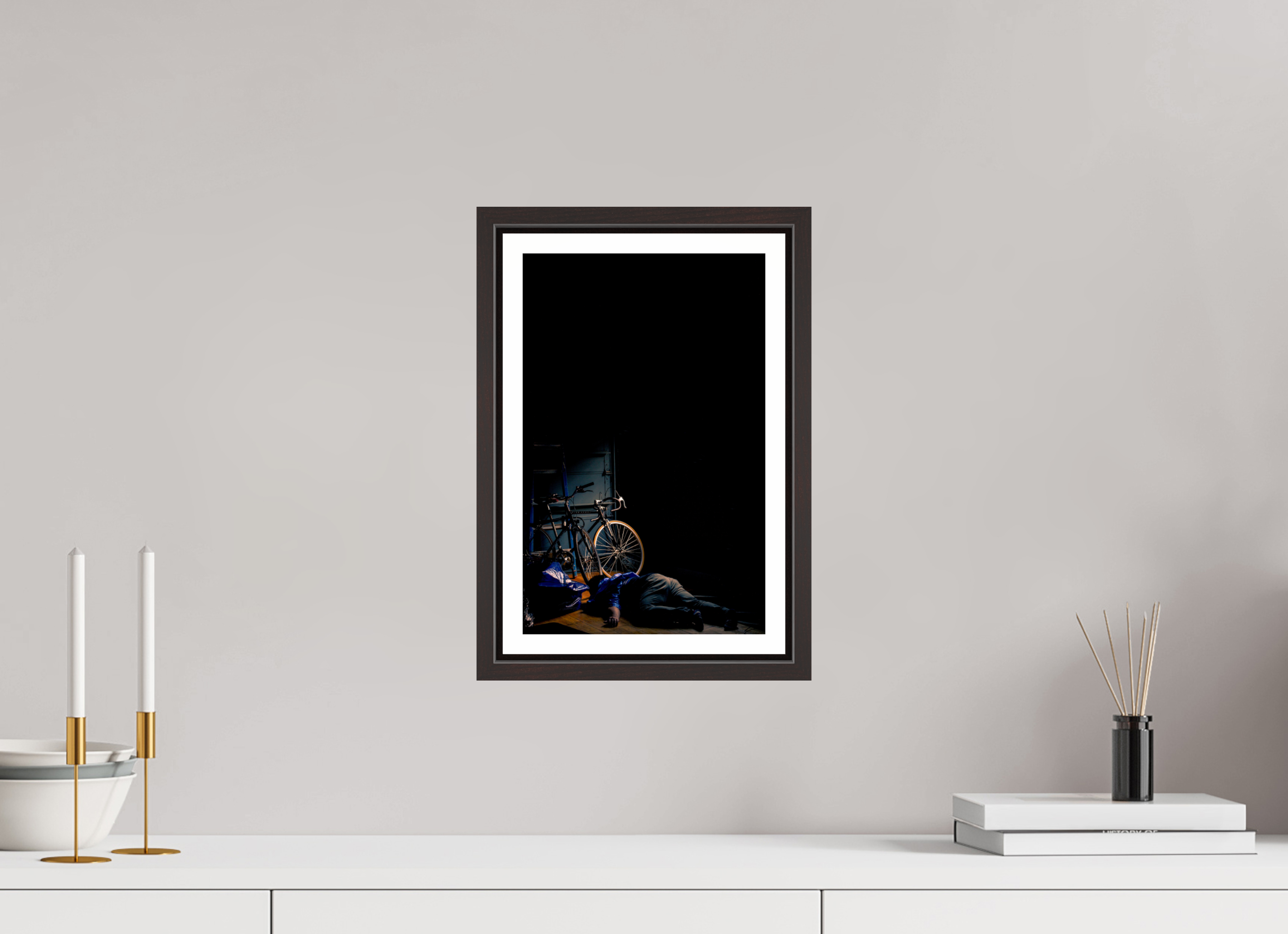8 x 12.7″, Floater Frame (Alder Brown) dead