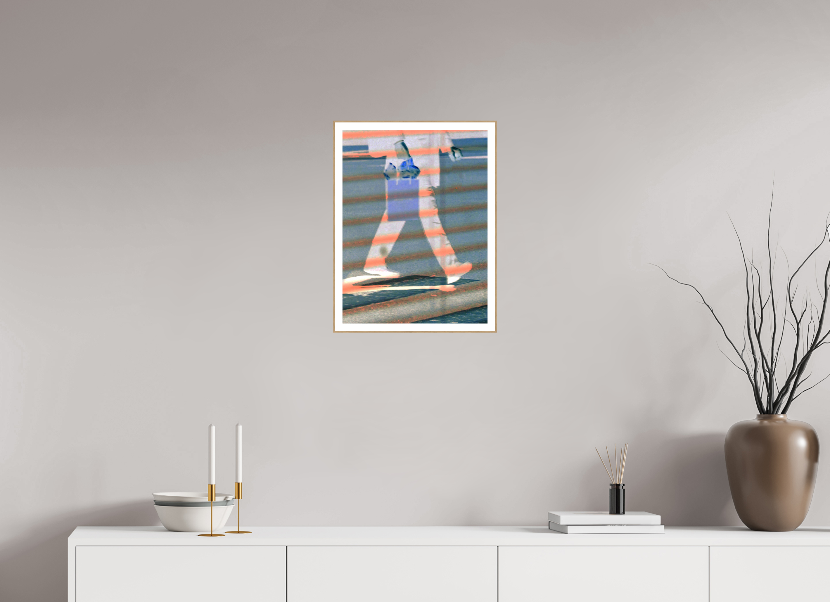 15 x 20″, Solid Wood ArtBox (Oak) Push