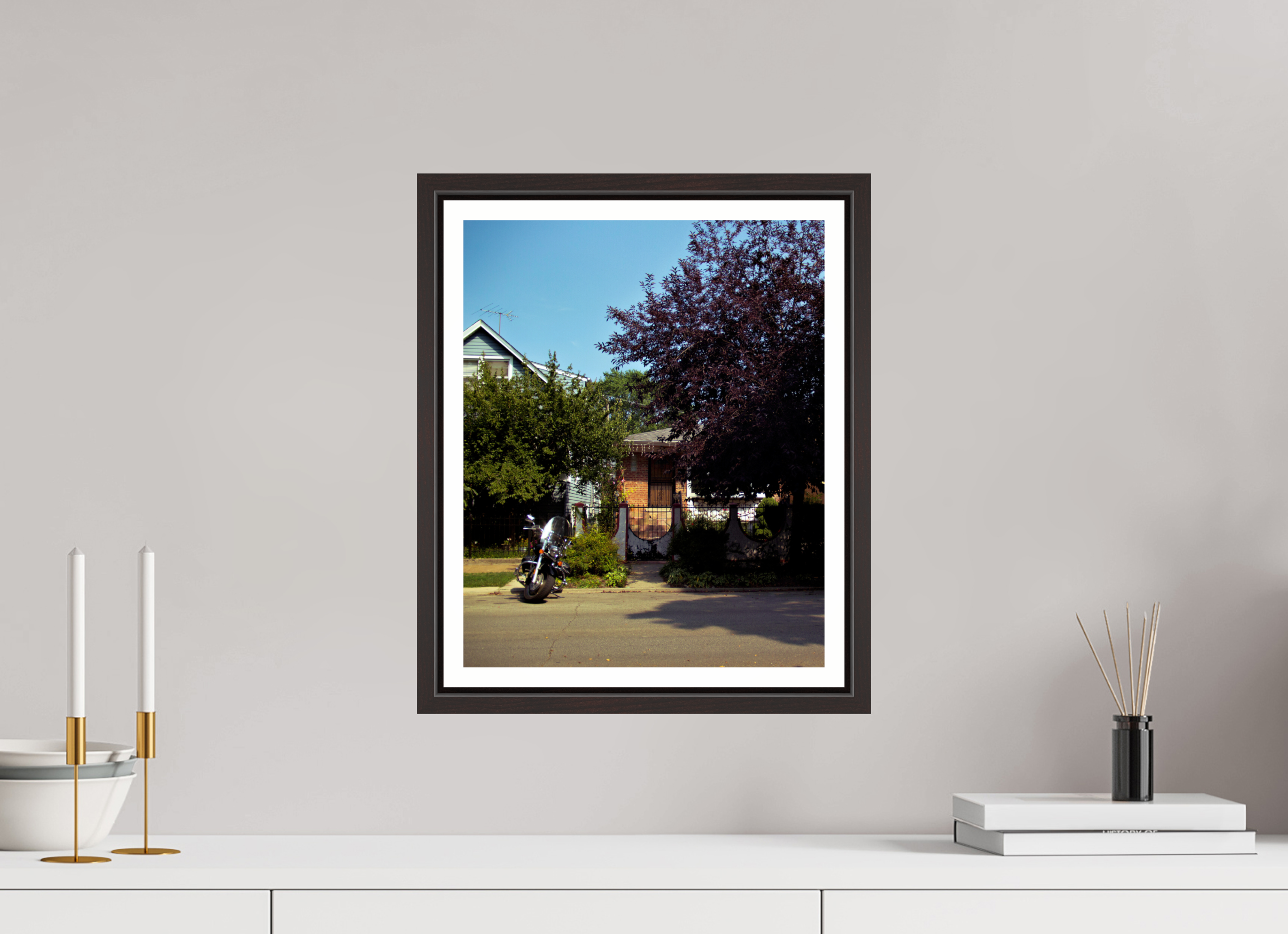 12 x 14.9″, Floater Frame (Alder Brown) Soft