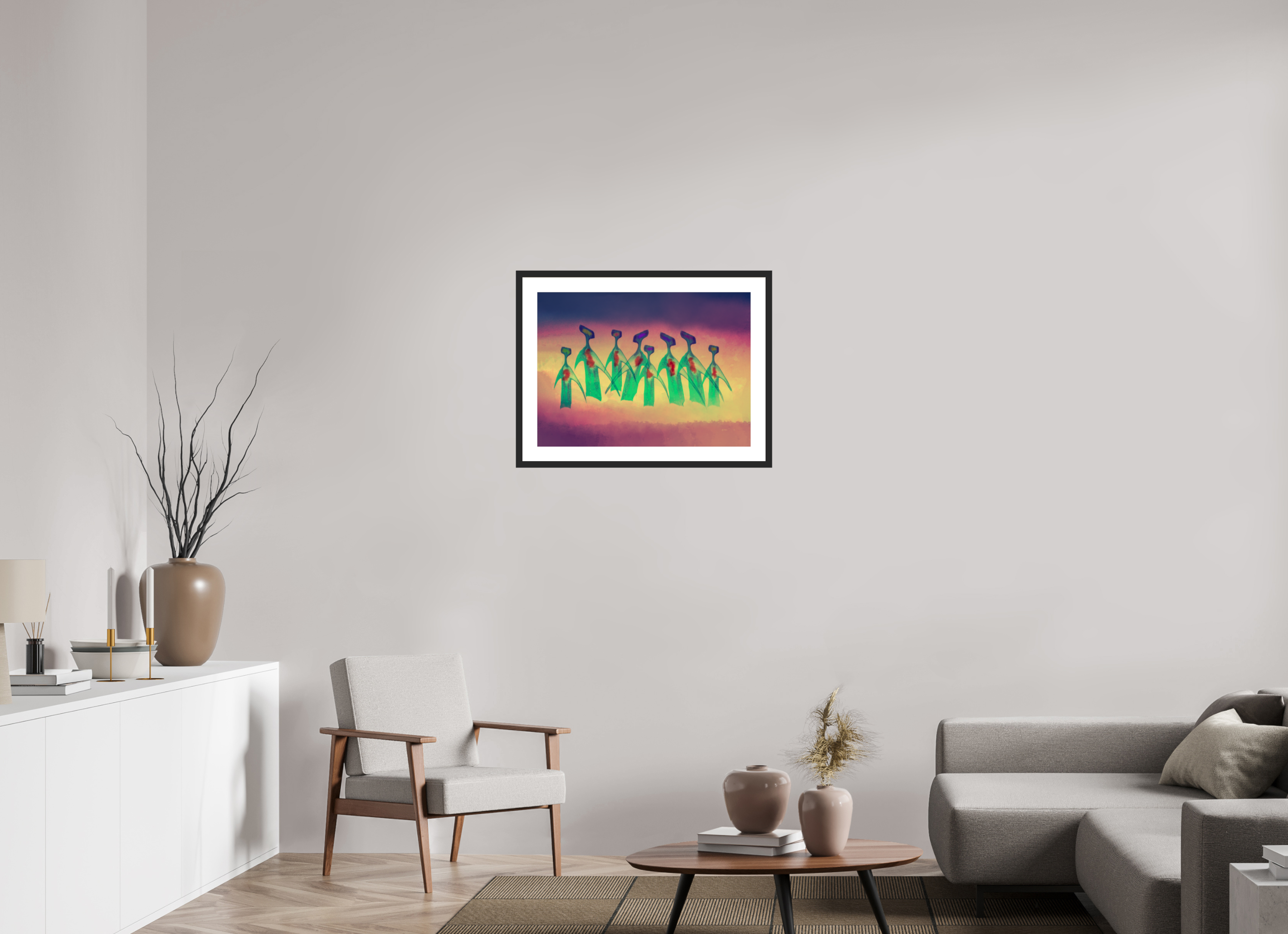 27.5 x 20″, Framed #1 awe