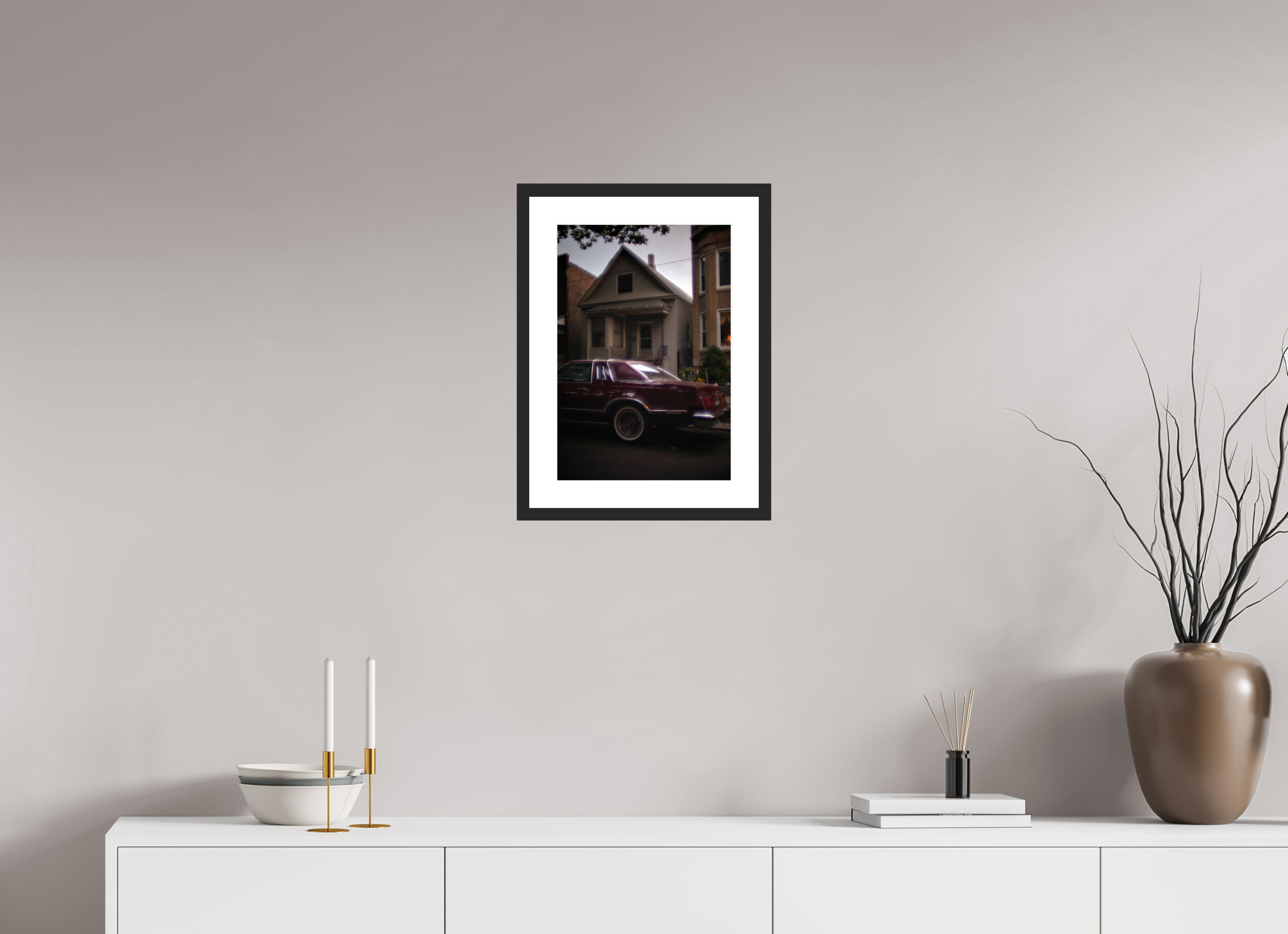 12 x 17.5″, Fuji Crystal Archive Print Framed (Black) 70s Glow
