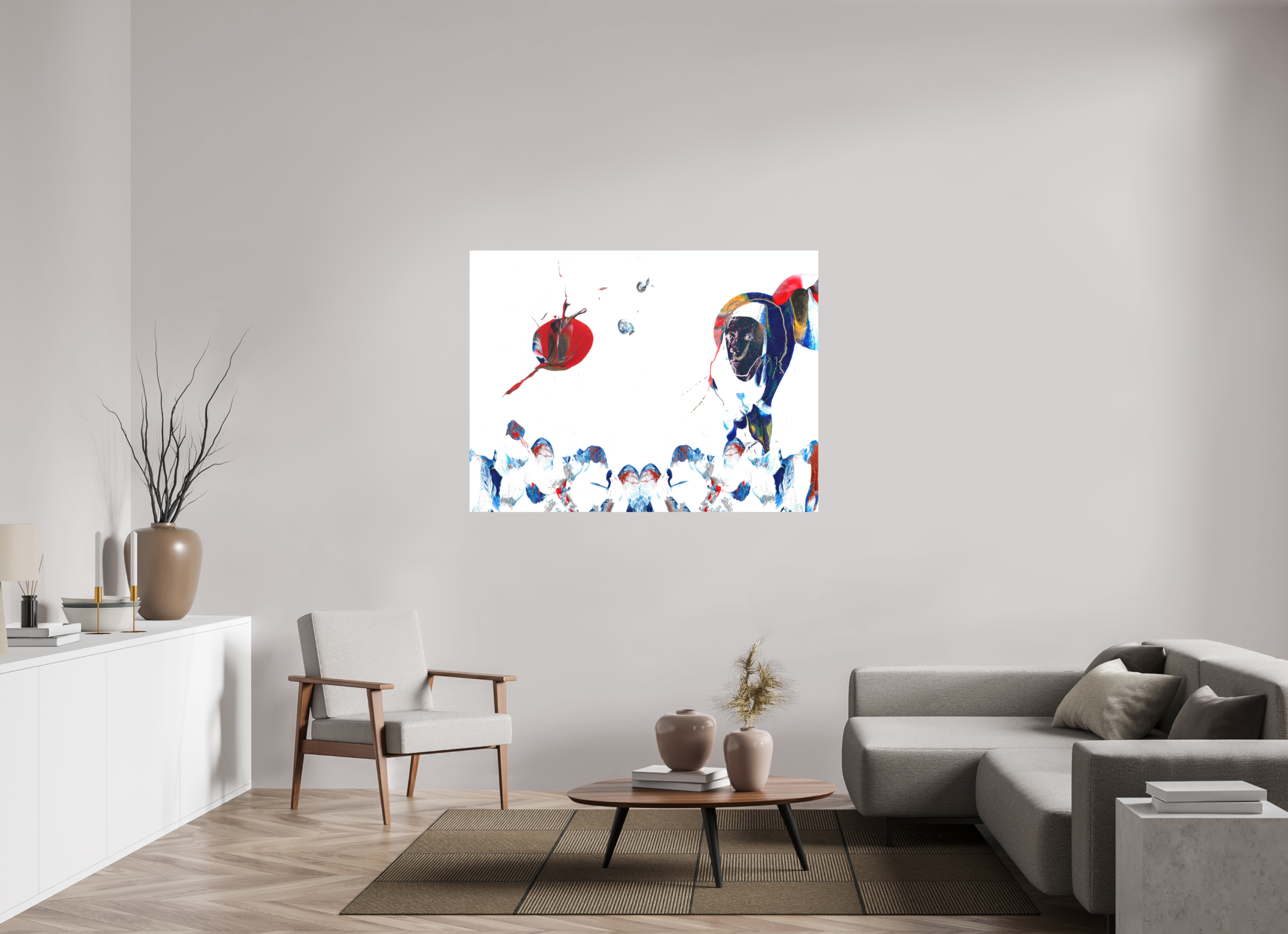 56 x 42″, Direct Print on Forex Her View Of The World