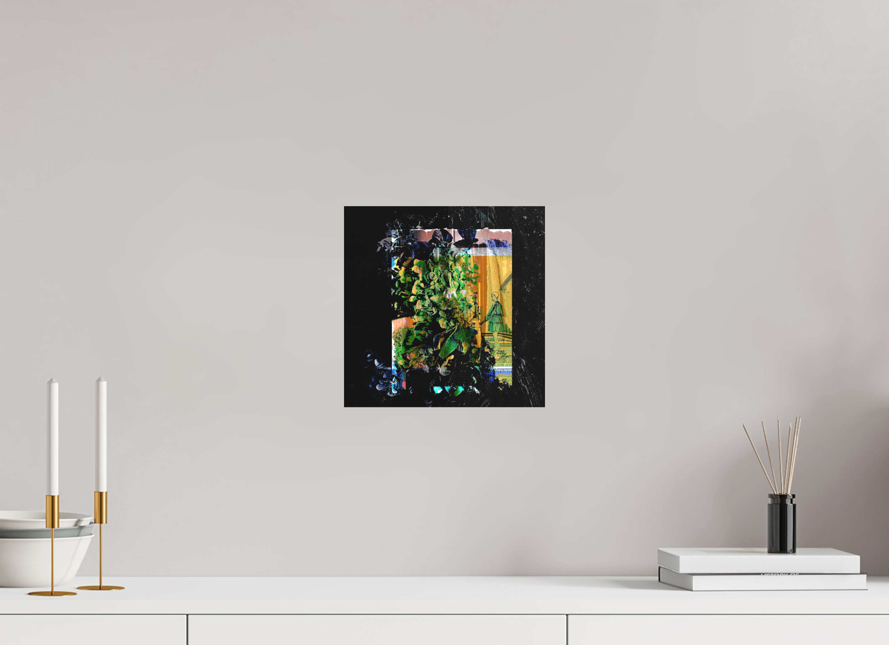 10 x 10″, Aluminum Dibond Imposter Syndrome