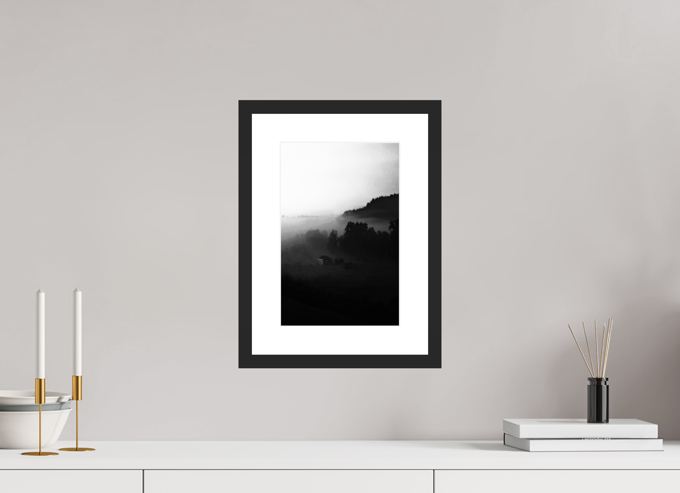 8 x 12.2″, Framed #1 camping