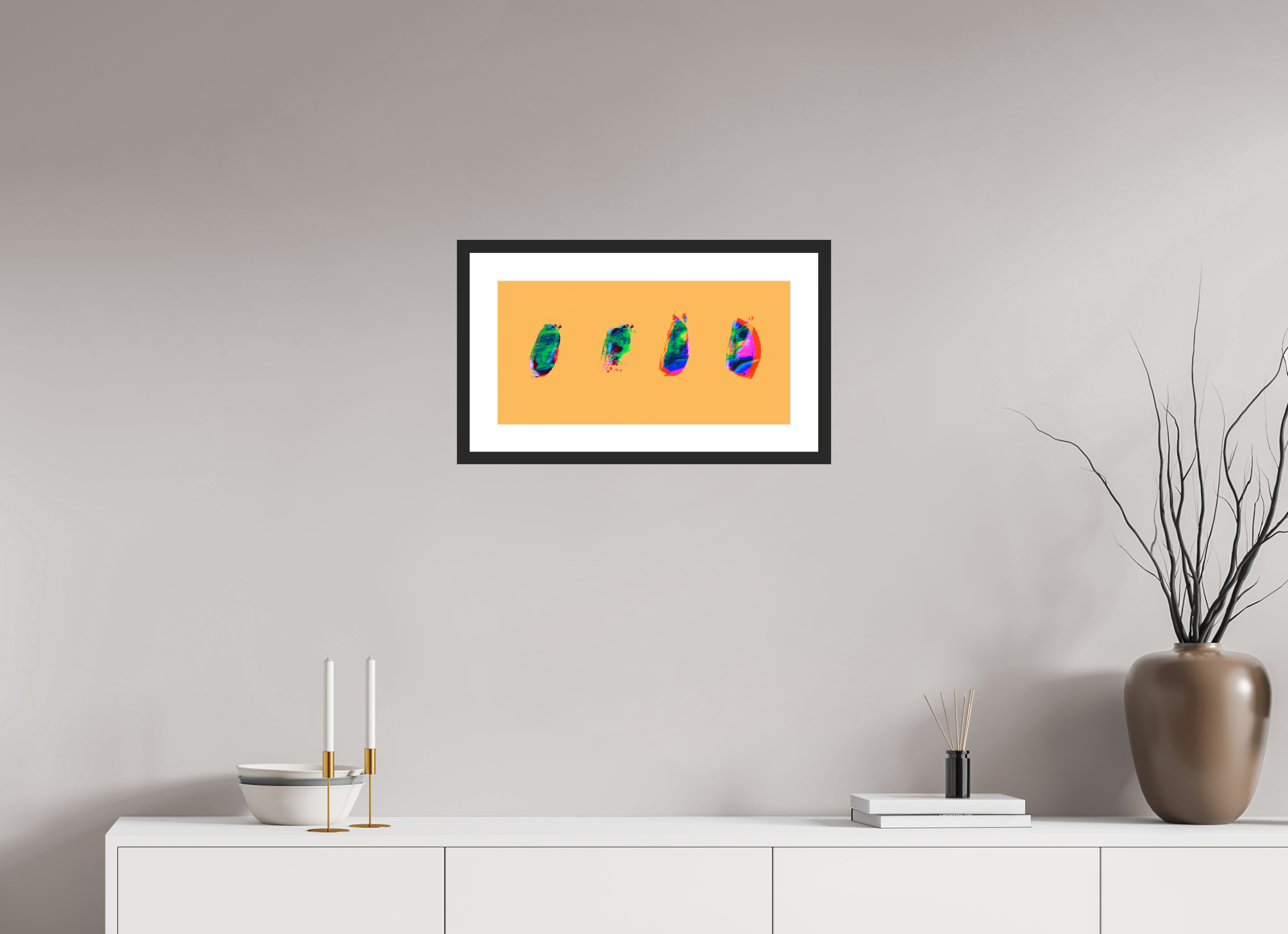 20 x 10″, Fuji Crystal Archive Print Framed (Black) Motion