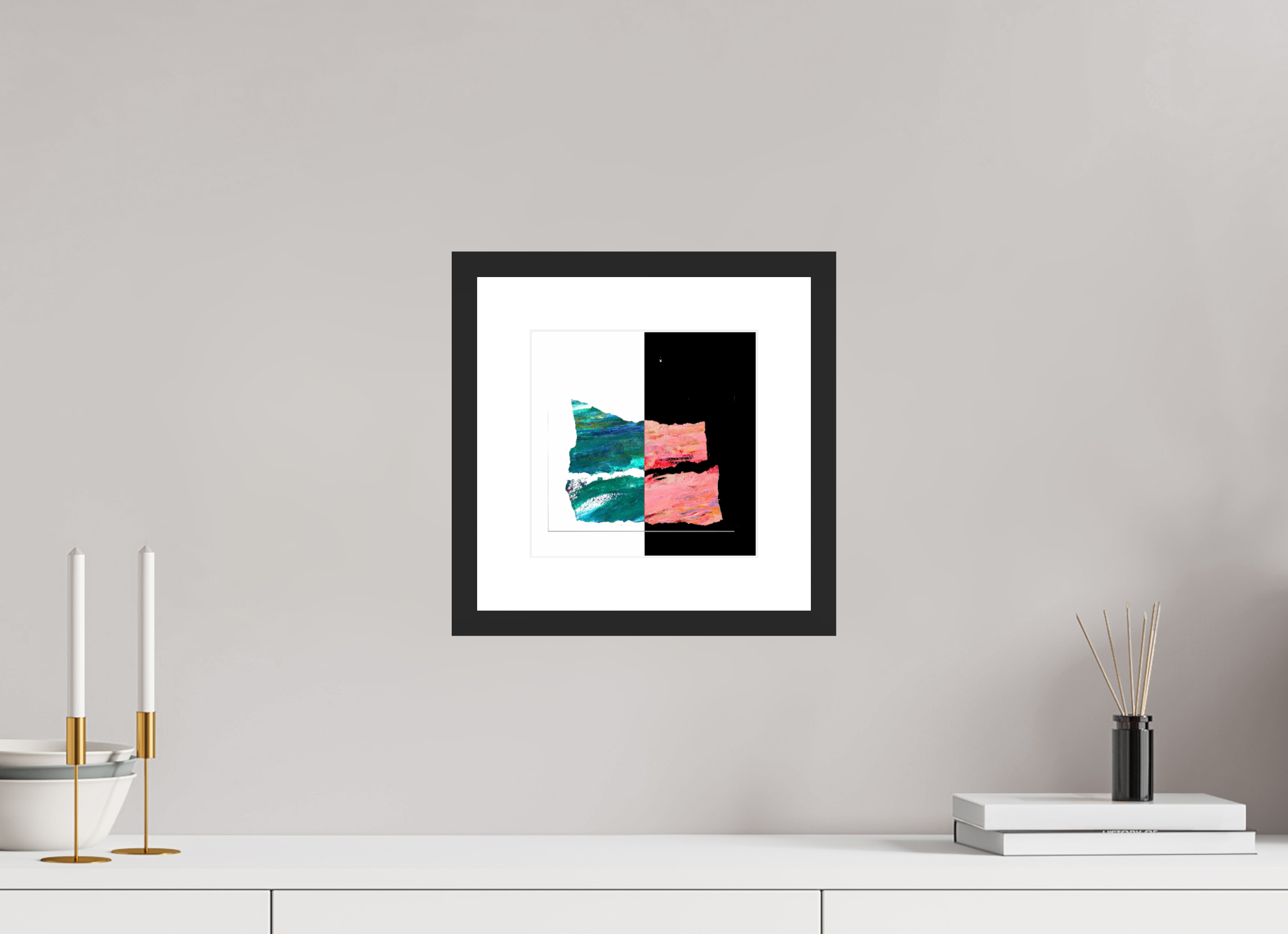 8 x 8″, Fuji Crystal Archive Print Framed (Black) Two Sides