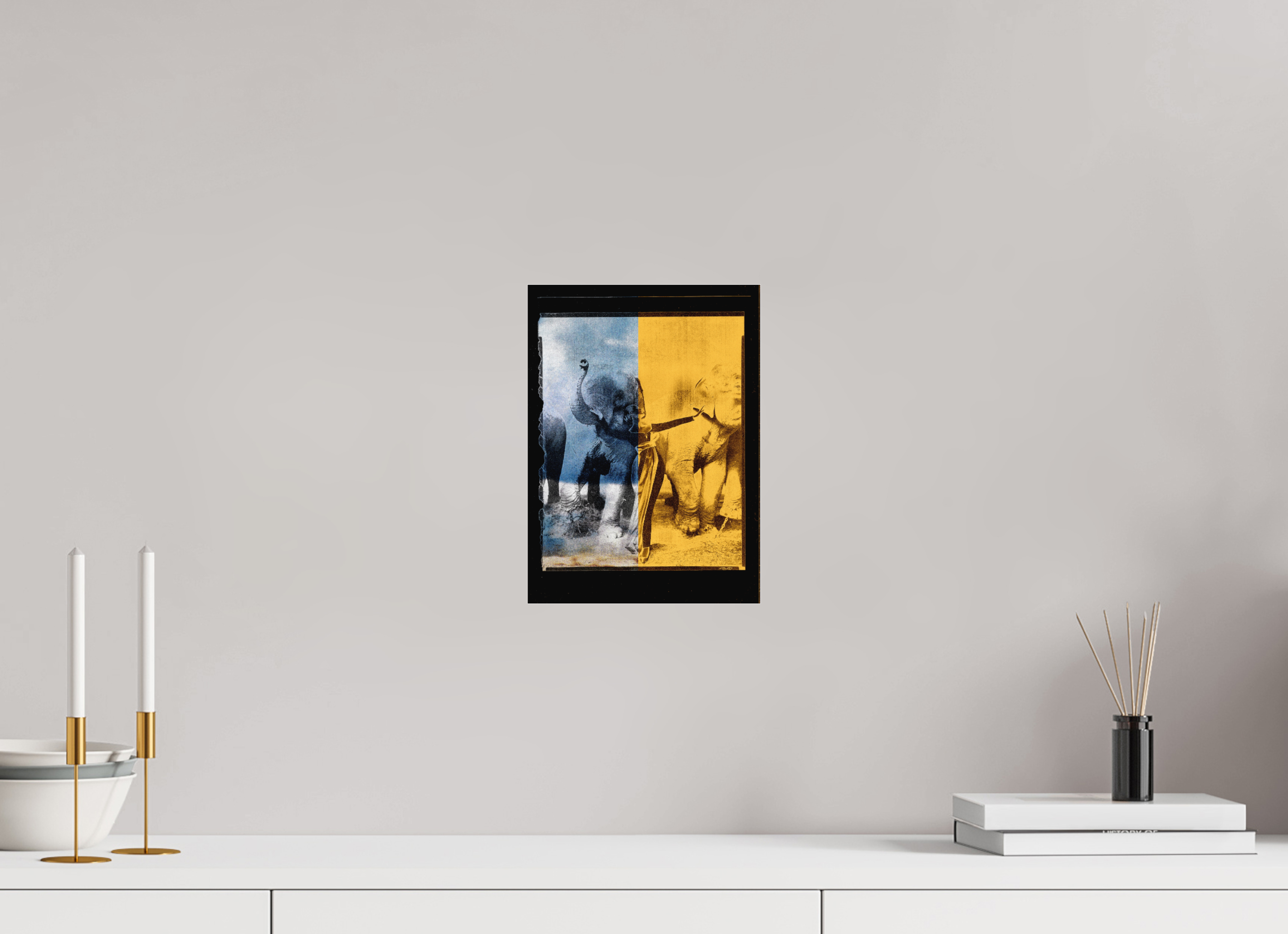 8 x 10.9″, Photo Print Under Acrylic Glass Tusko