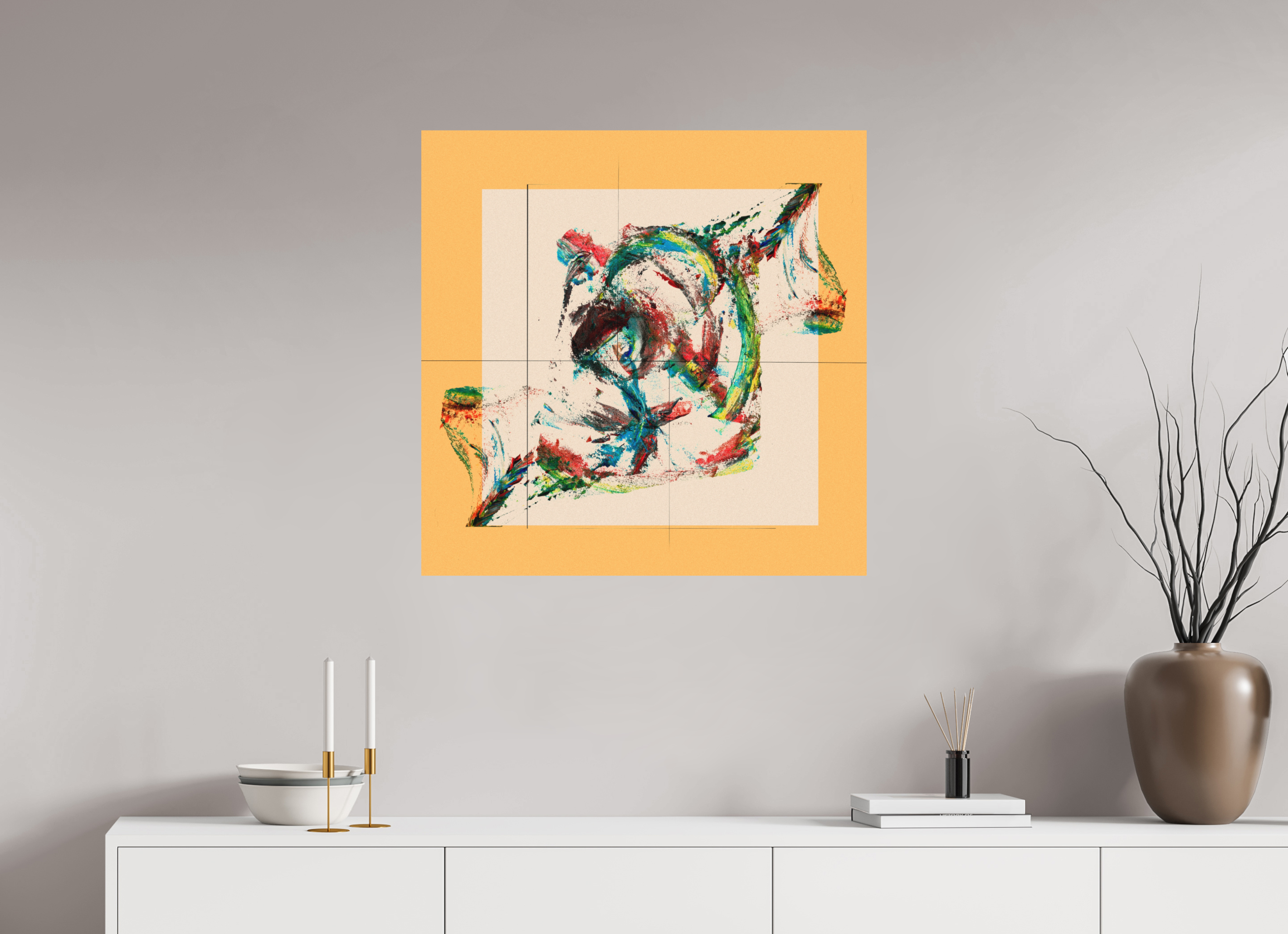 30 x 30″, Direct Print on Forex Roses