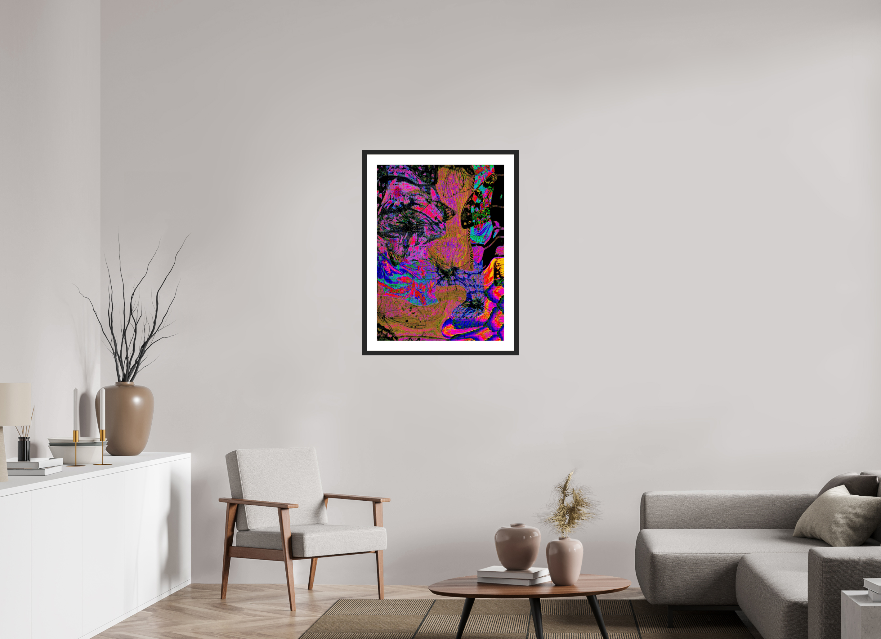 24 x 33.1″, Fuji Crystal Archive Print Framed (Black) Spencer's At The Mall