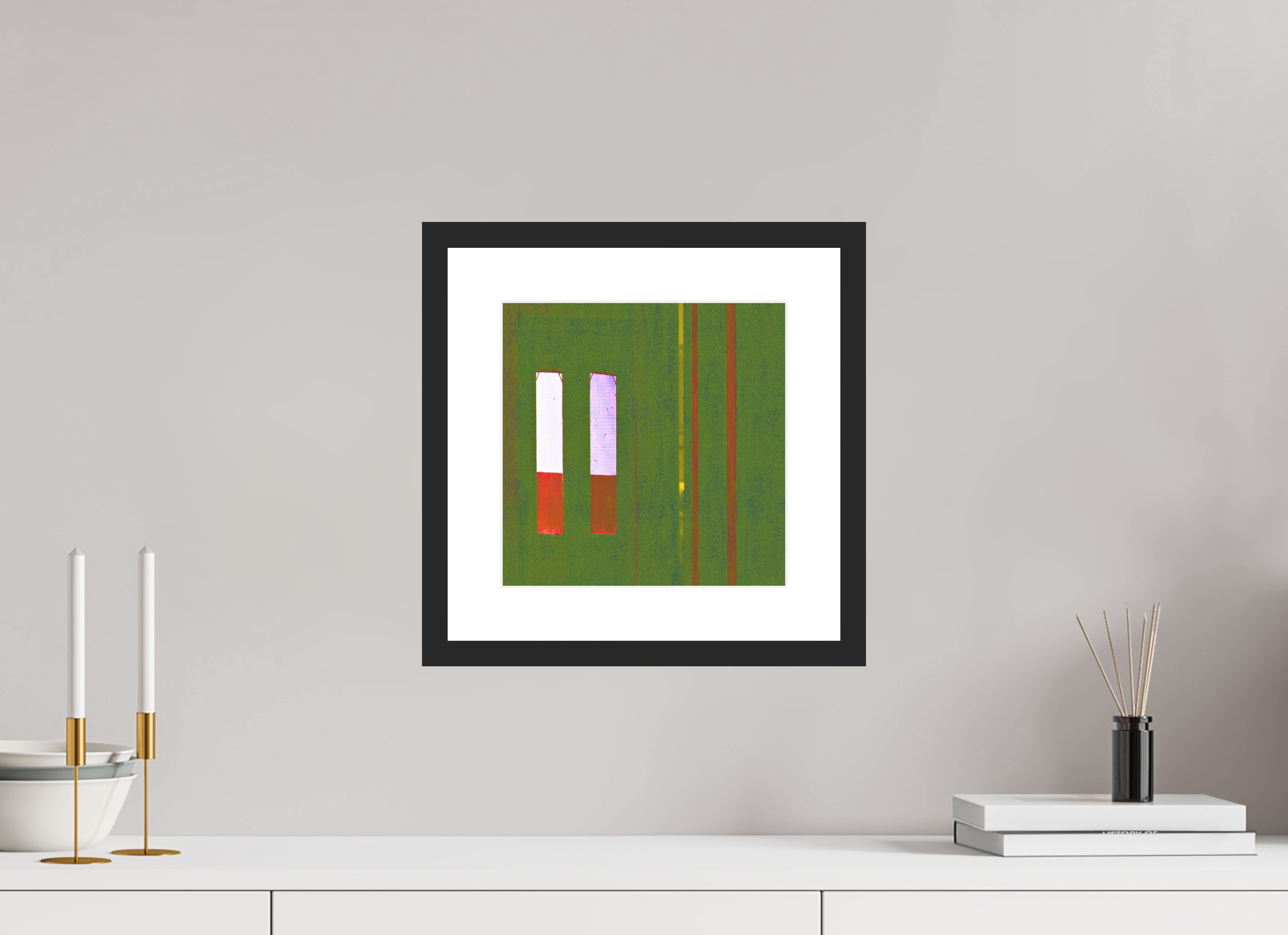 10 x 10″, Fuji Crystal Archive Print Framed (Black) Cigarettes