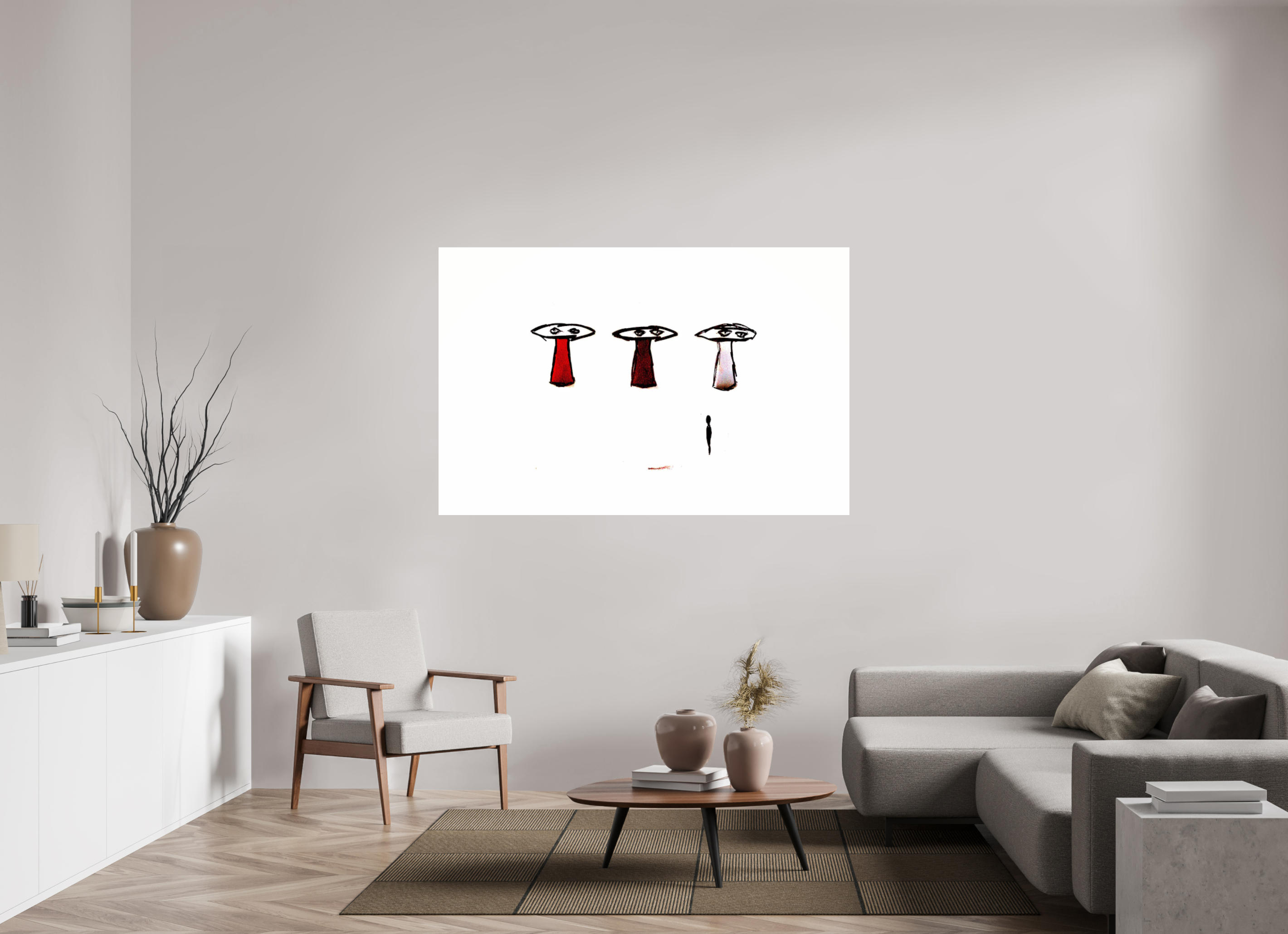 65.9 x 43″, Photo Print Under Acrylic Glass Powers