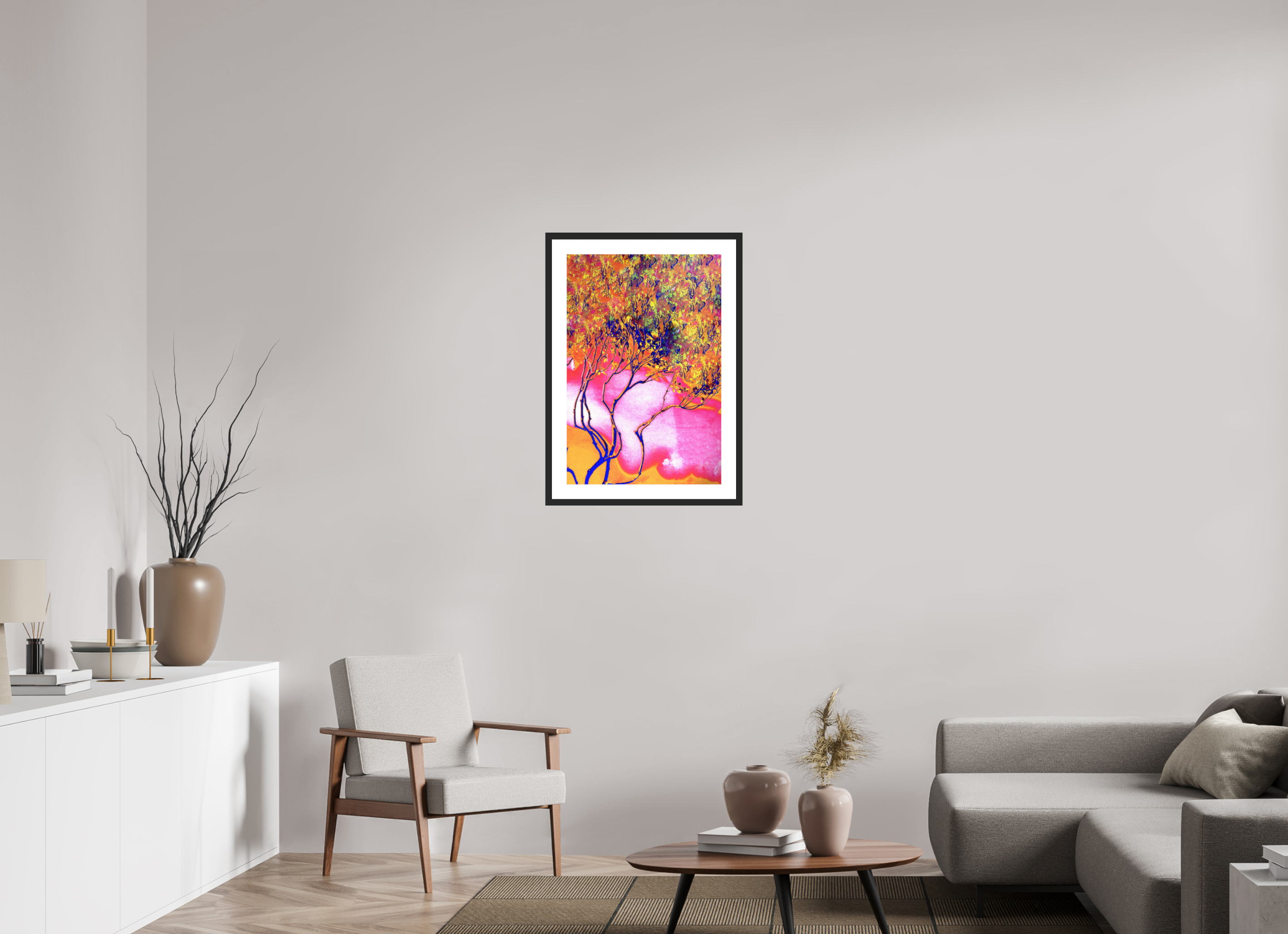 20 x 29.6″, Fuji Crystal Archive Print Framed (Black) Burning Bush