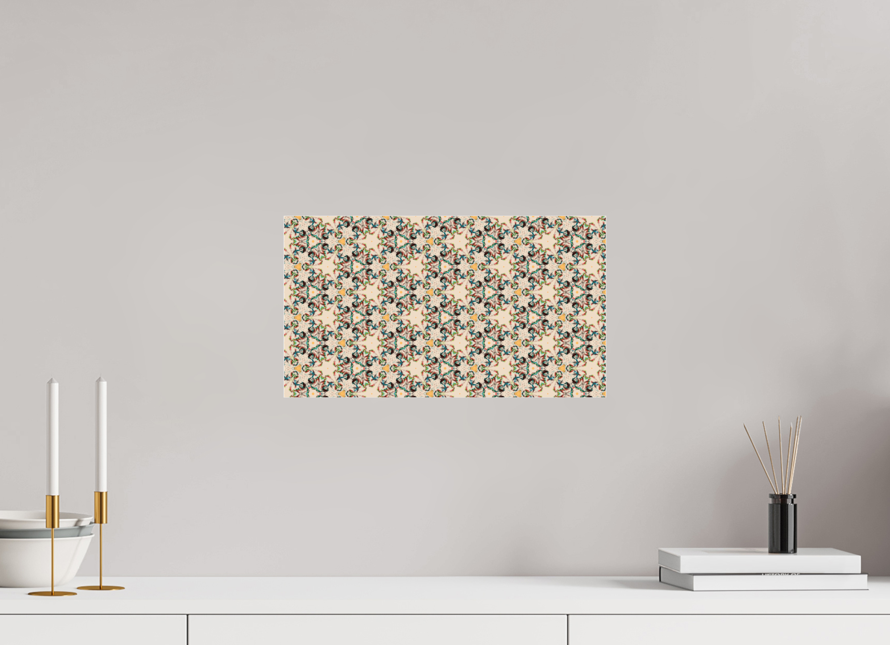 16 x 9″, Photo Print Under Acrylic Glass Rose Garden