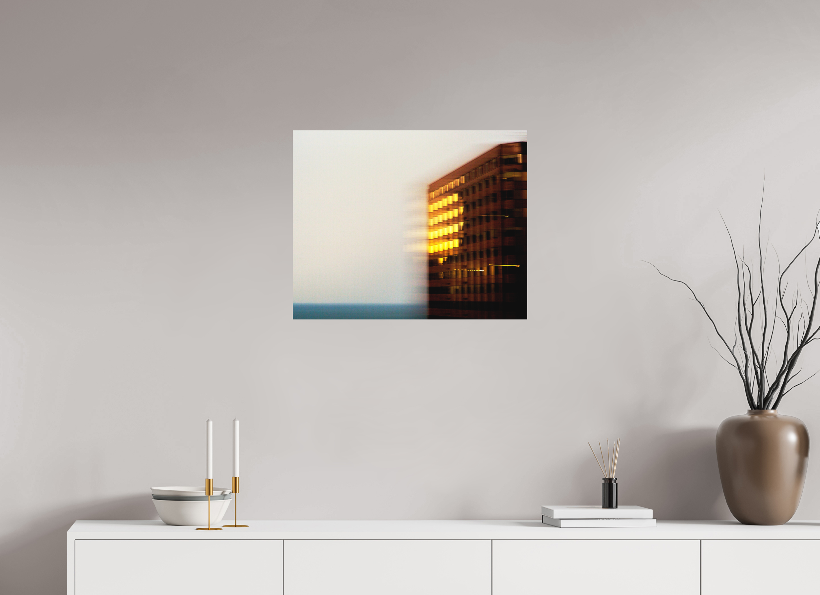 24.8 x 20″, Direct Print on Forex Time Flies