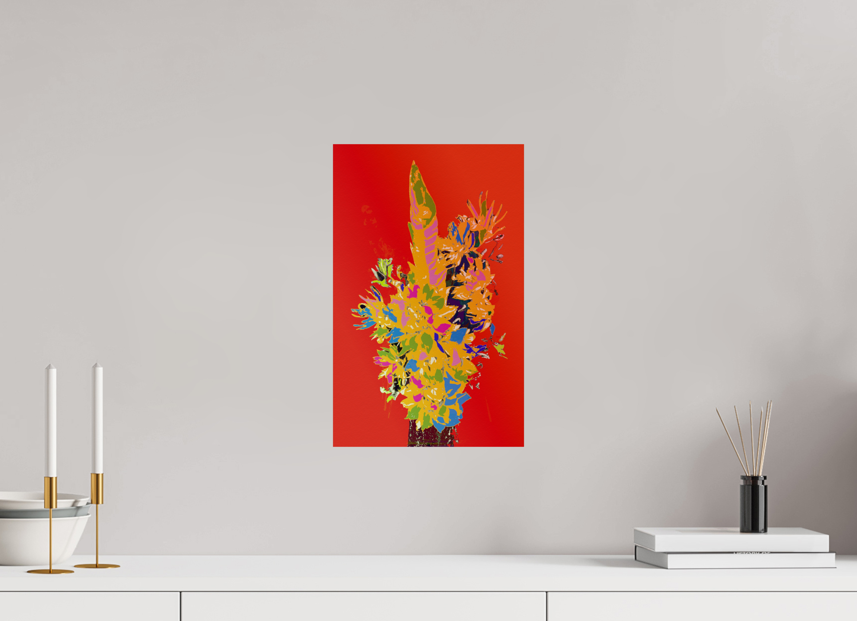 10 x 15.9″, Fine Art Print Pop Vase 3