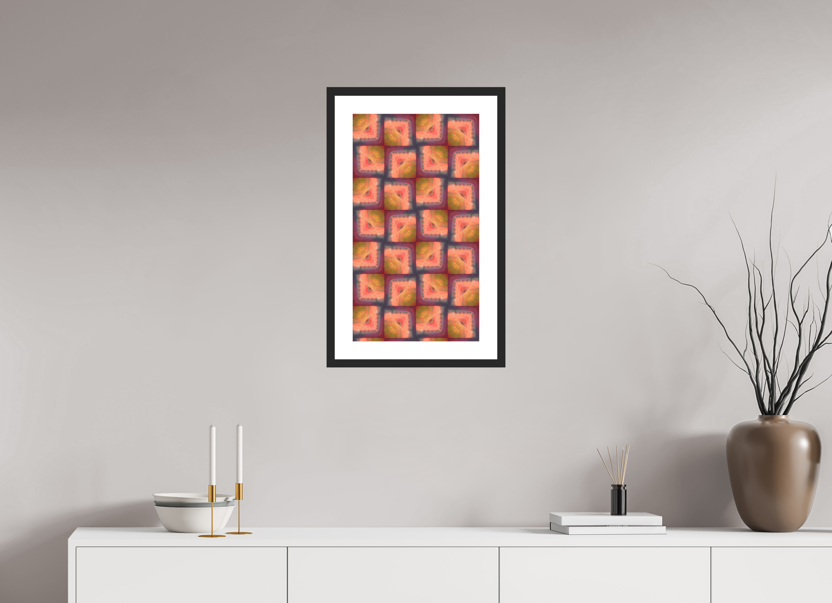 13.5 x 24″, Fuji Crystal Archive Print Framed (Black) Soft Boring