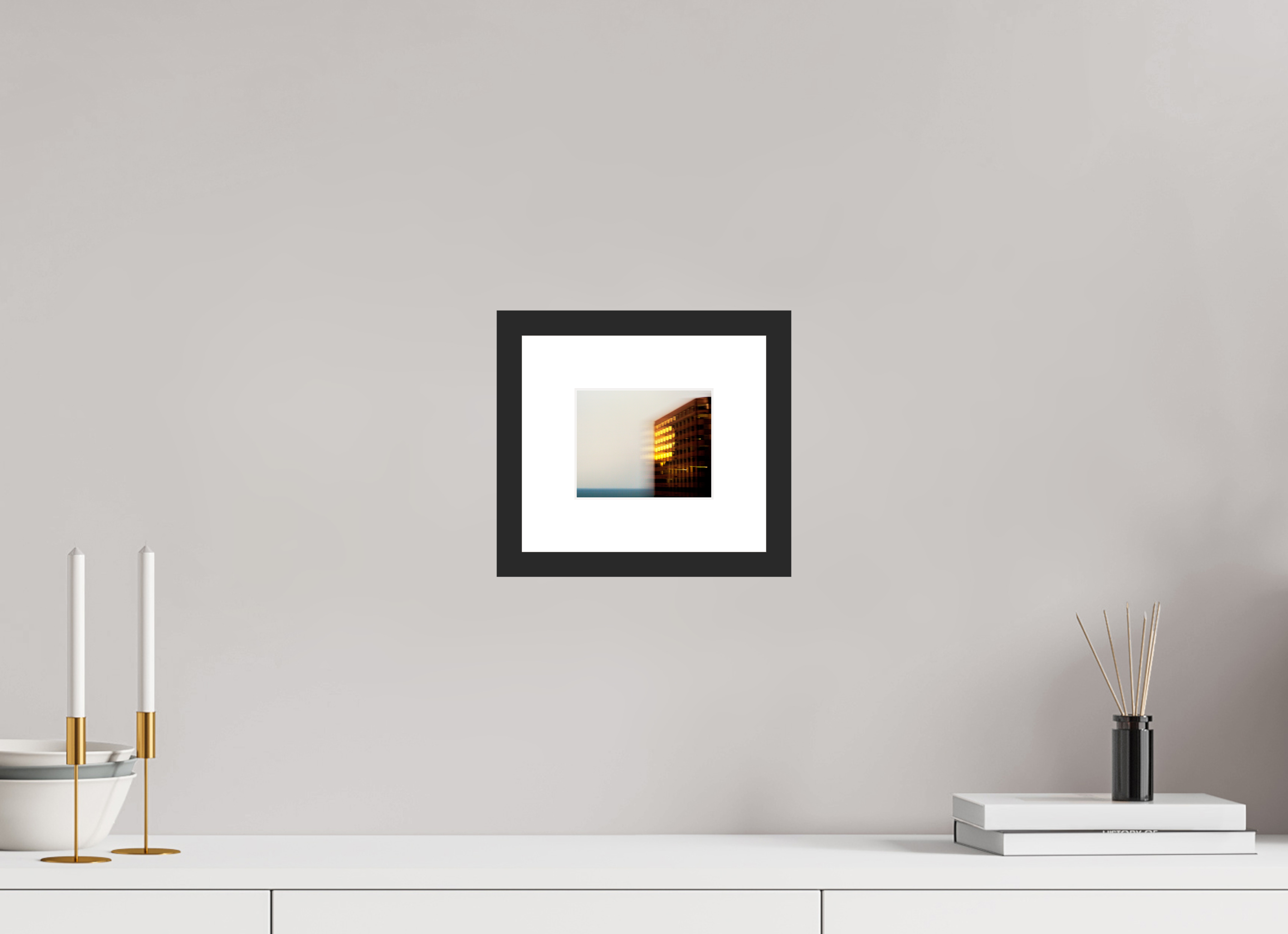 5 x 4″, Fuji Crystal Archive Print Framed (Black) Time Flies