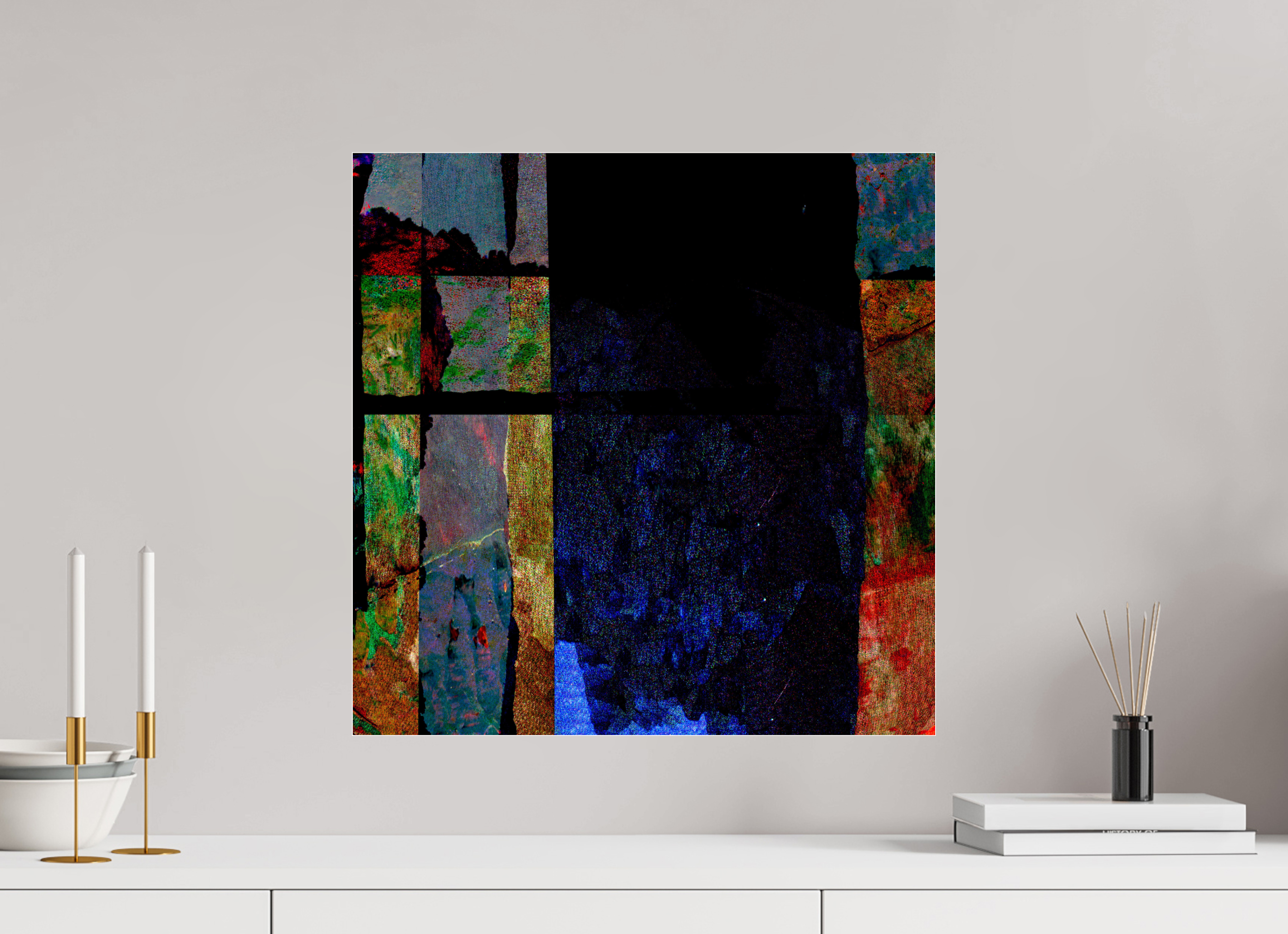 20 x 20″, Photo Print Under Acrylic Glass Earth