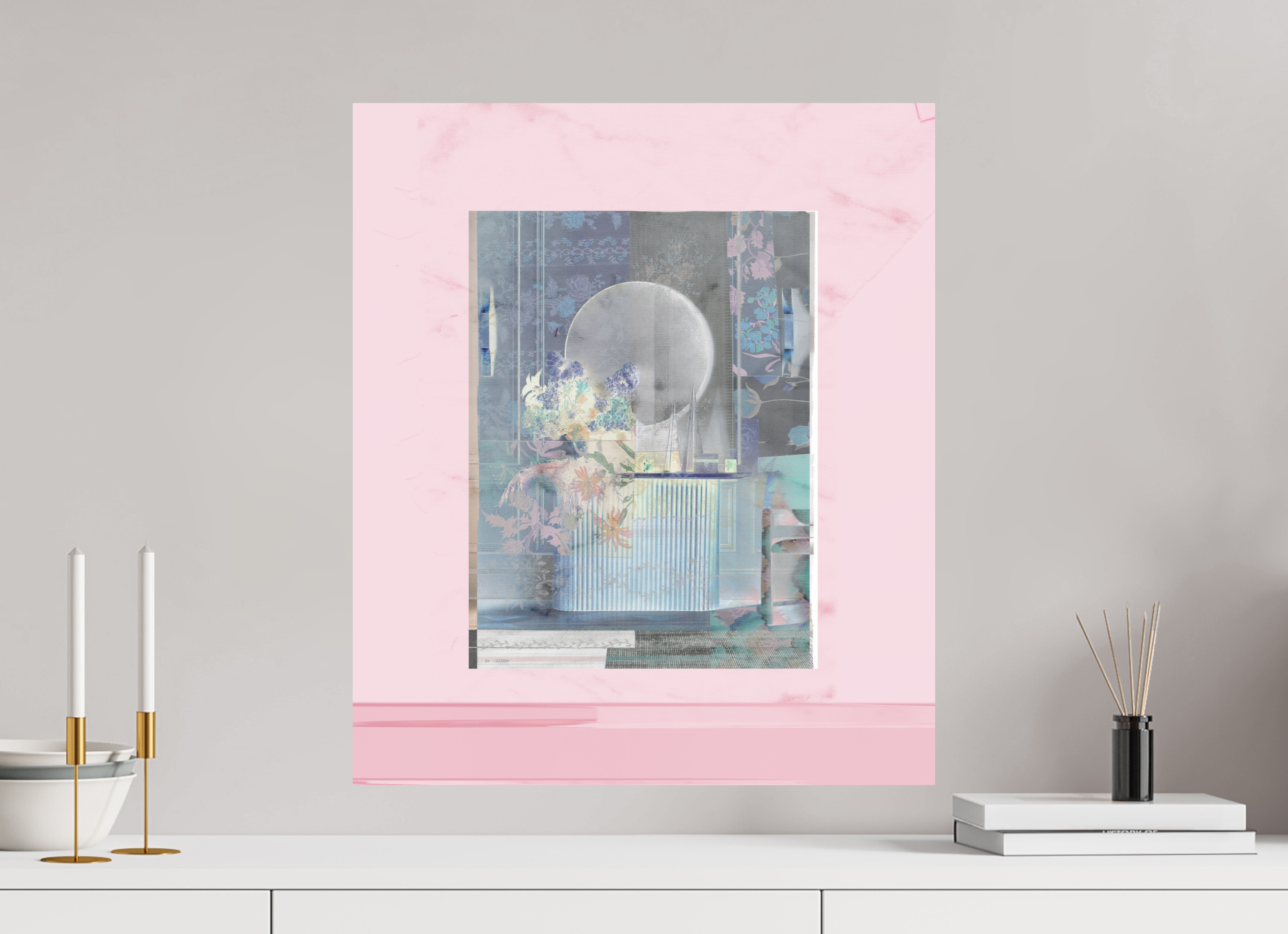 20 x 23.4″, Direct Print on Forex interior design