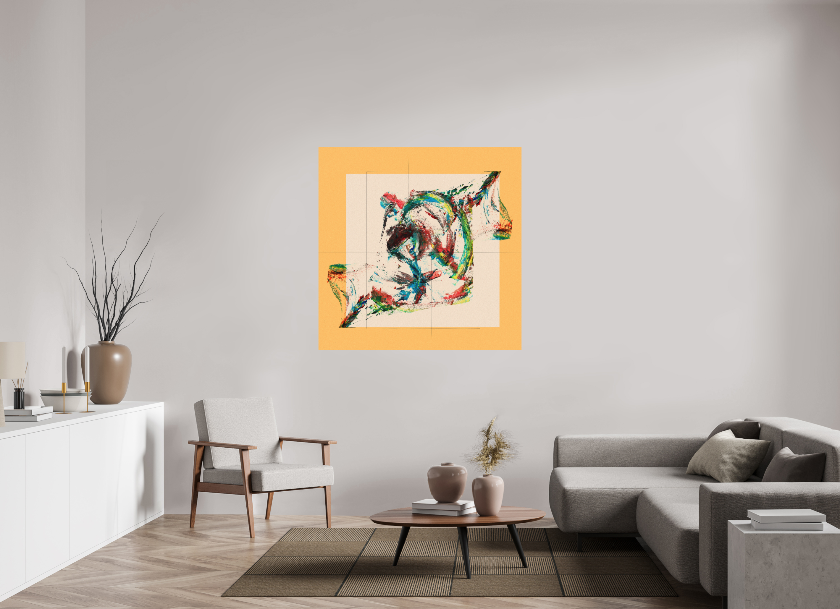 50 x 50″, Direct Print on Forex Roses