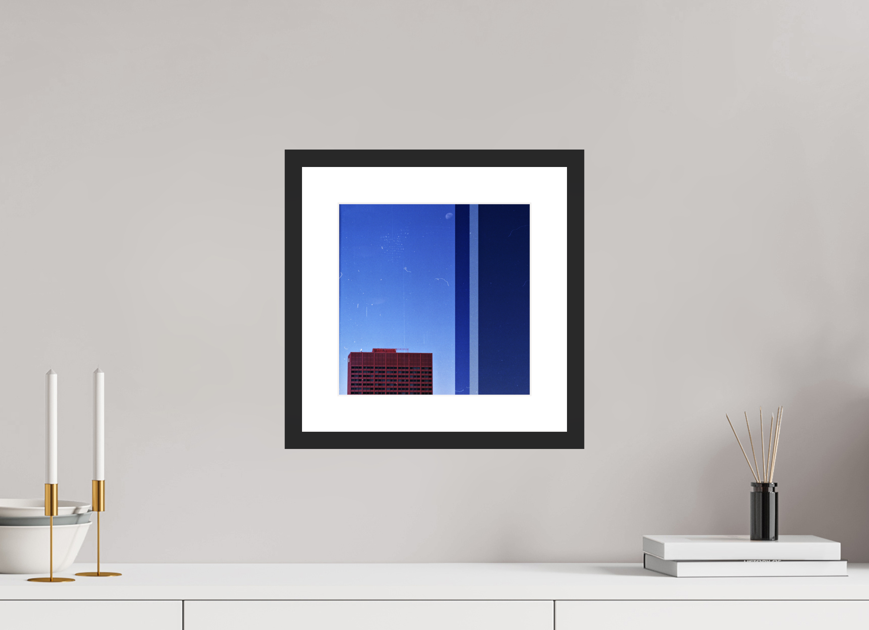 10 x 10″, Fuji Crystal Archive Print Framed (Black) Falling Asleep