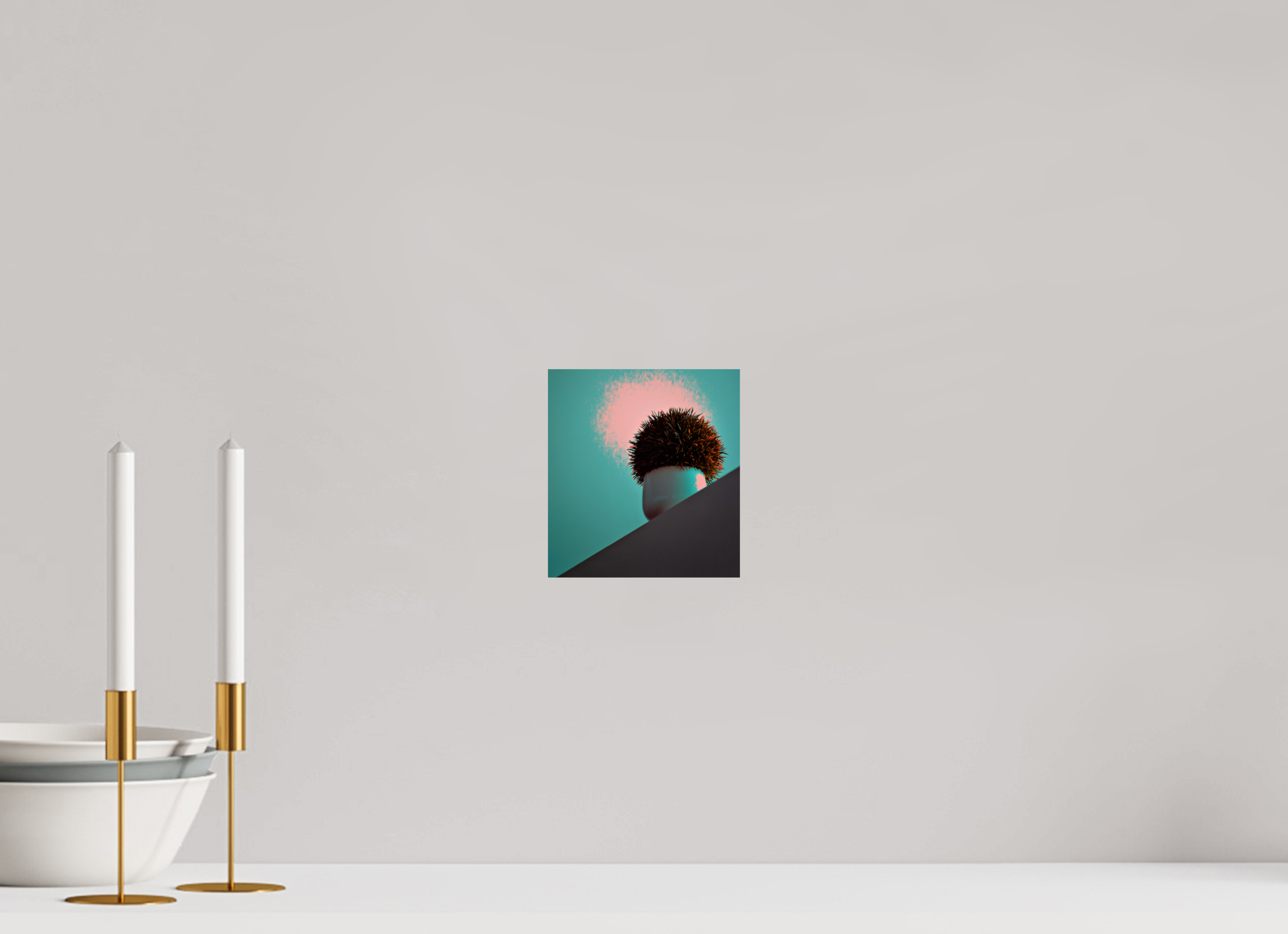 6 x 6.5″, Fine Art Print Fake Plants