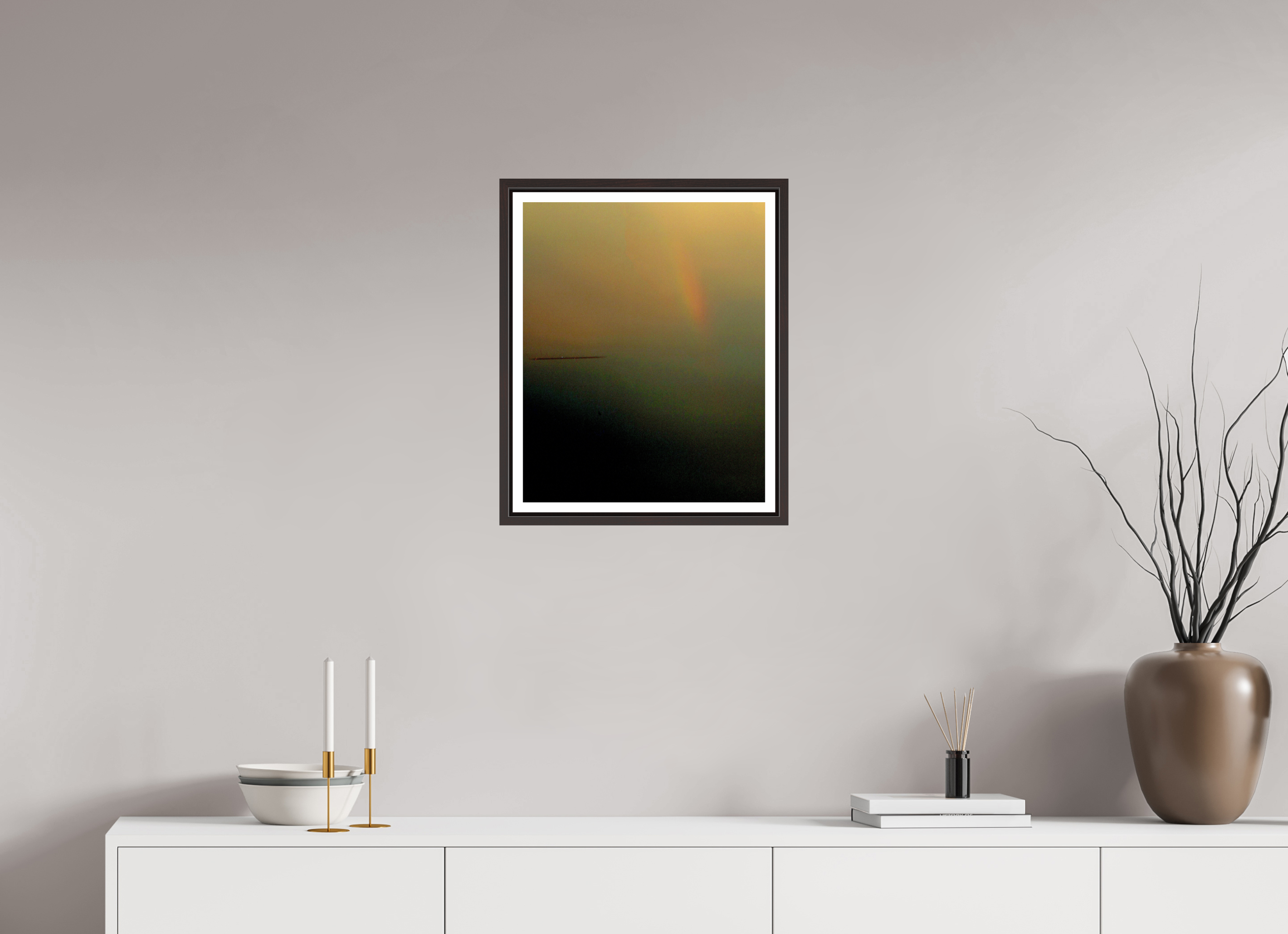 16 x 19.8″, Floater Frame (Alder Brown) Unidentified
