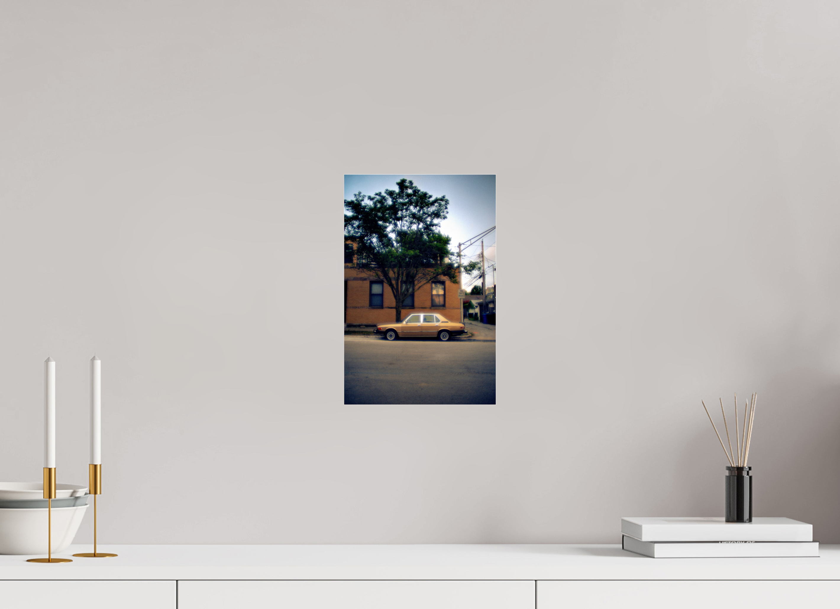 8 x 12.1″, Photo Print Under Acrylic Glass Golden Glow