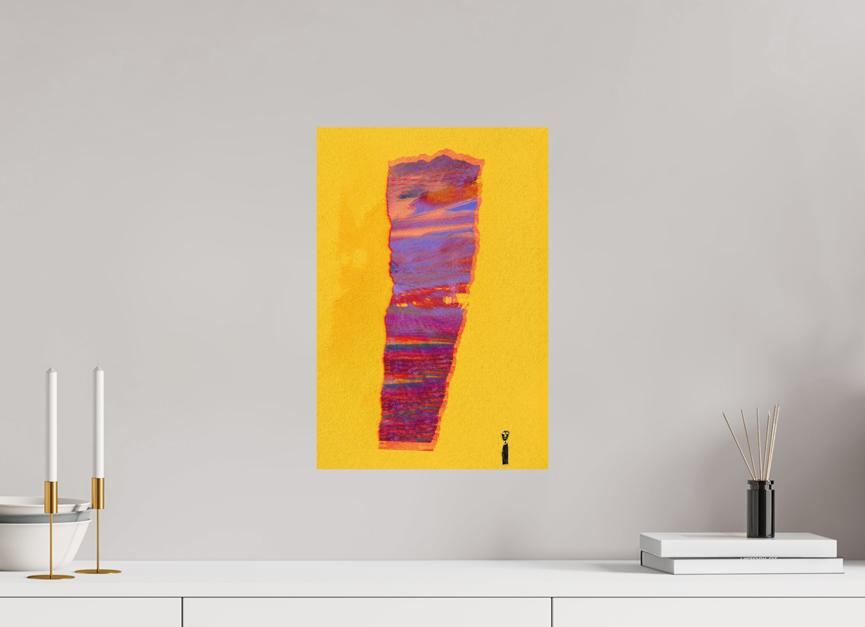12 x 17.8″, Fine Art Print Torn