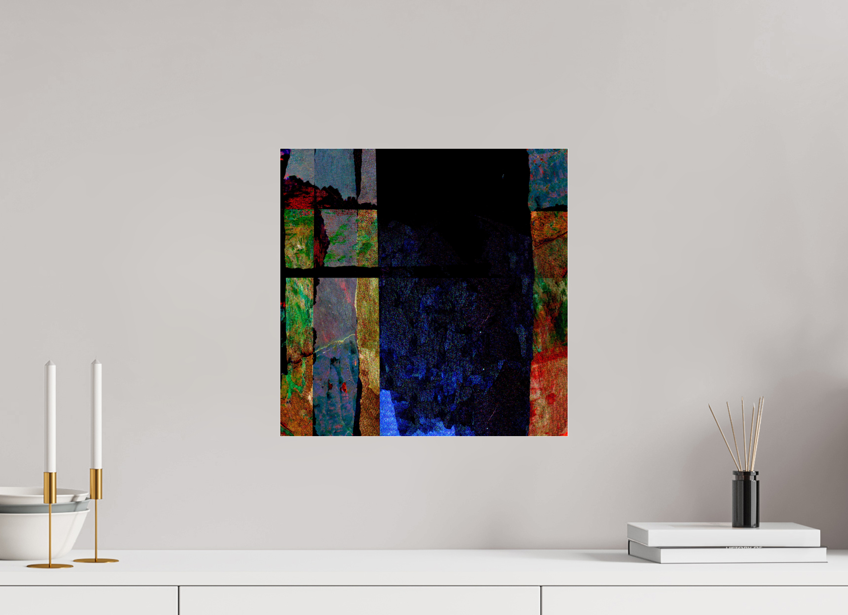 15 x 15″, Photo Print Under Acrylic Glass Earth