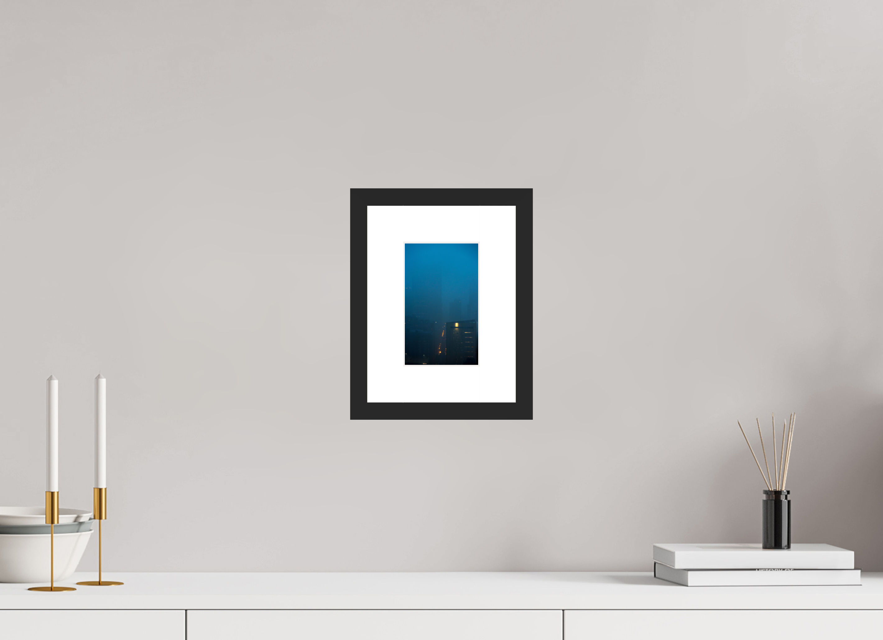 4 x 6.4″, Fuji Crystal Archive Print Framed (Black) Prison