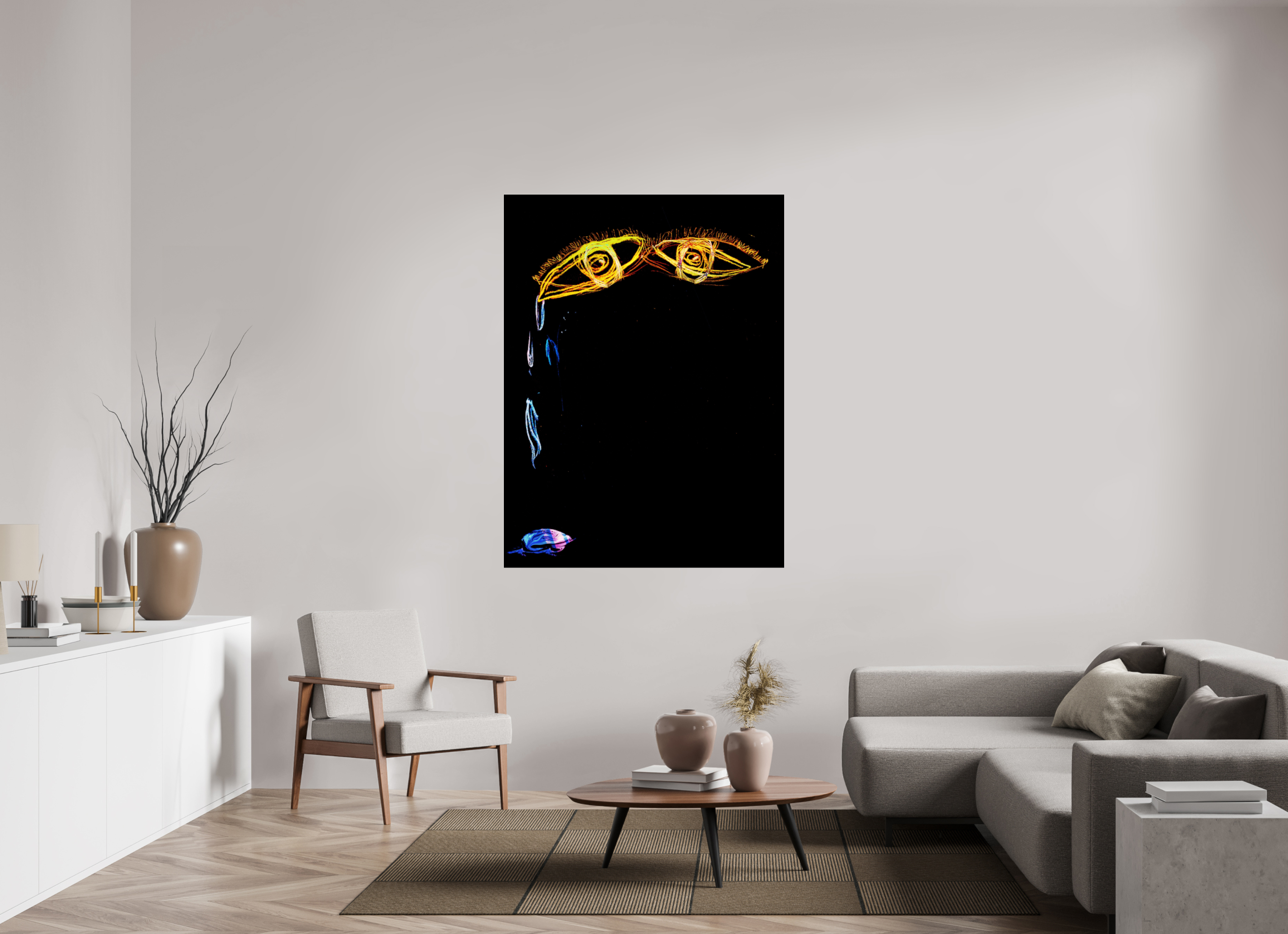 45 x 60″, Photo Print Under Acrylic Glass Taking