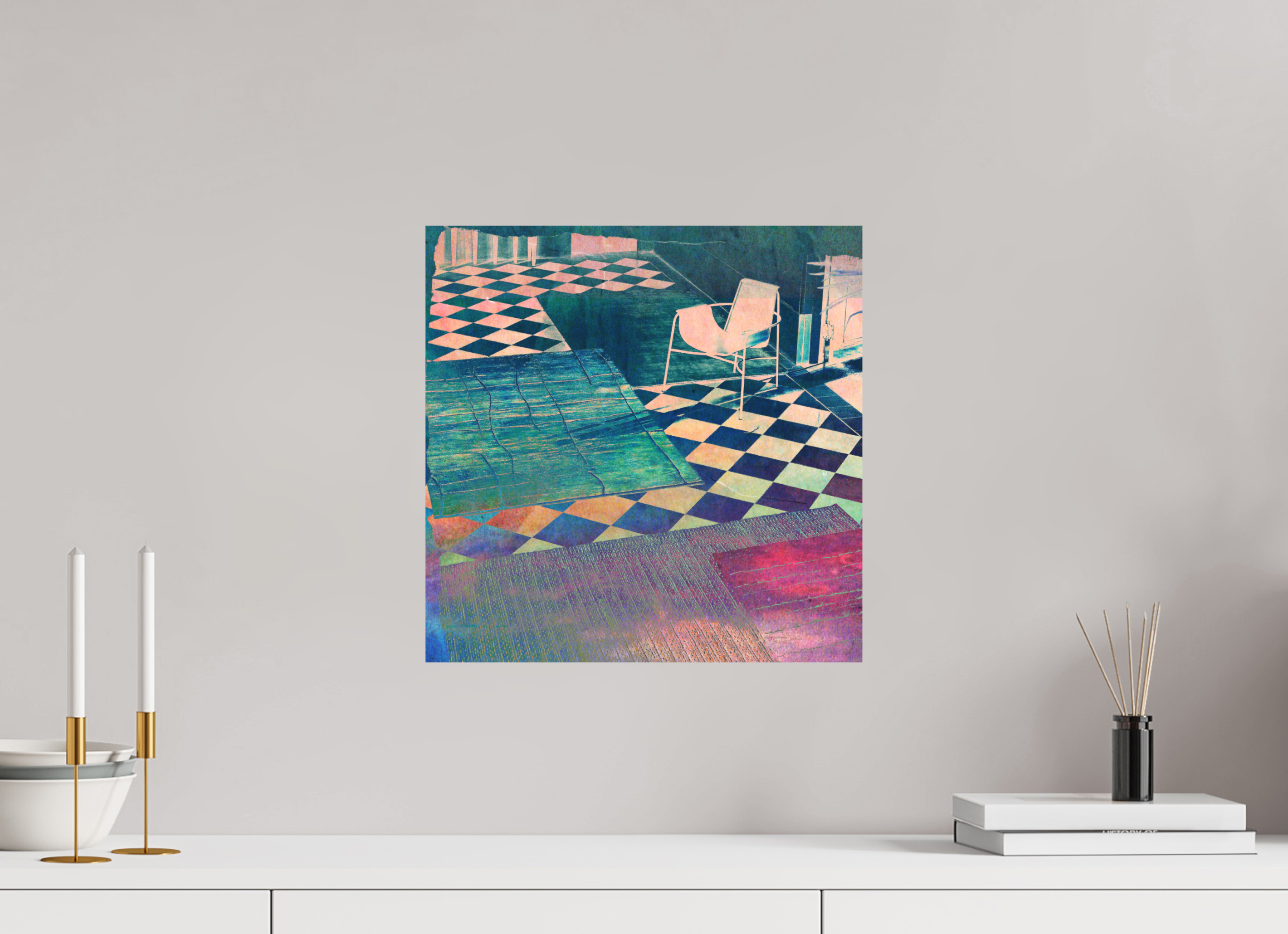 15 x 15″, Direct Print on Forex Musical Chairs
