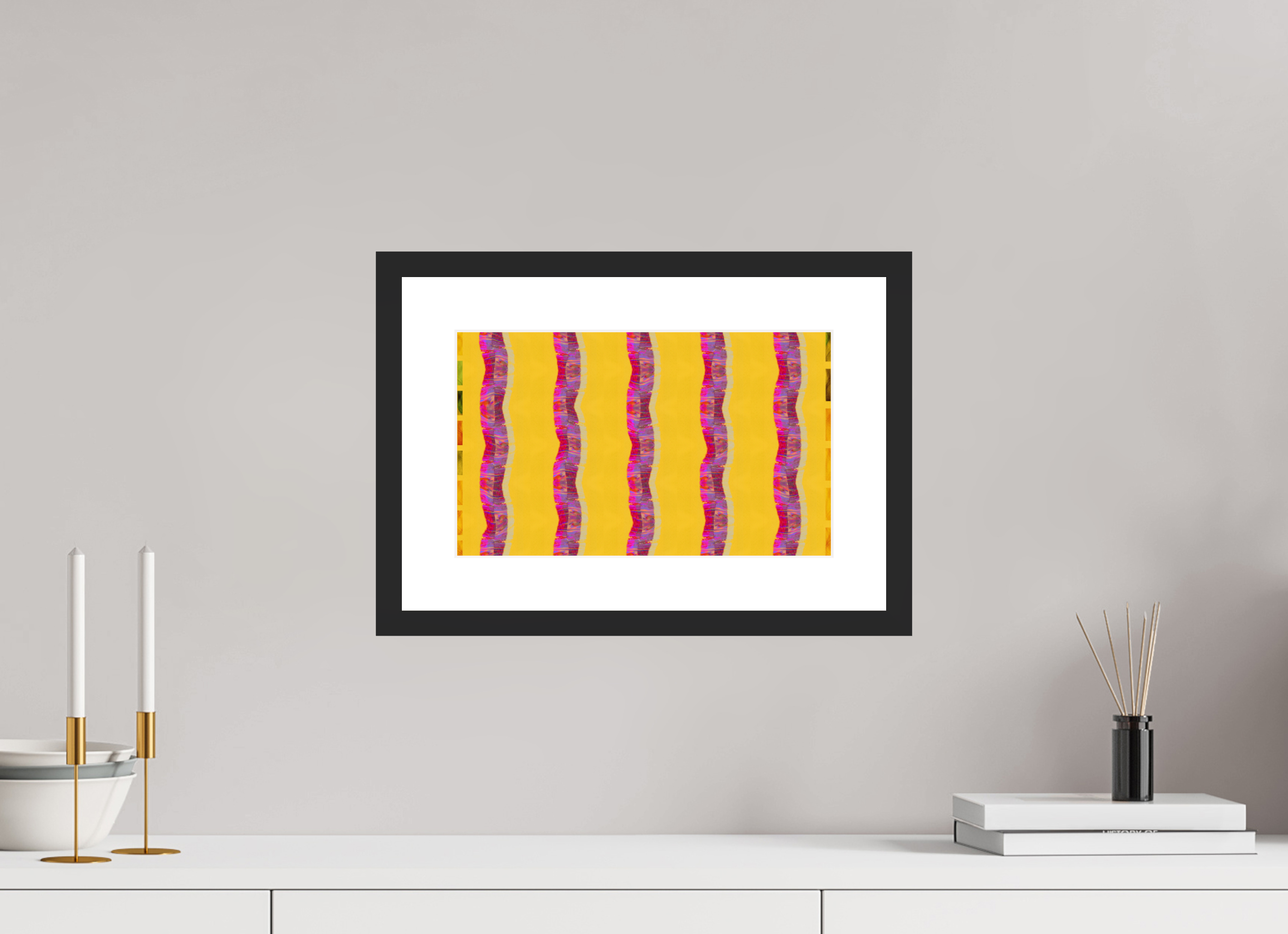 13.1 x 8″, Framed #1 snake