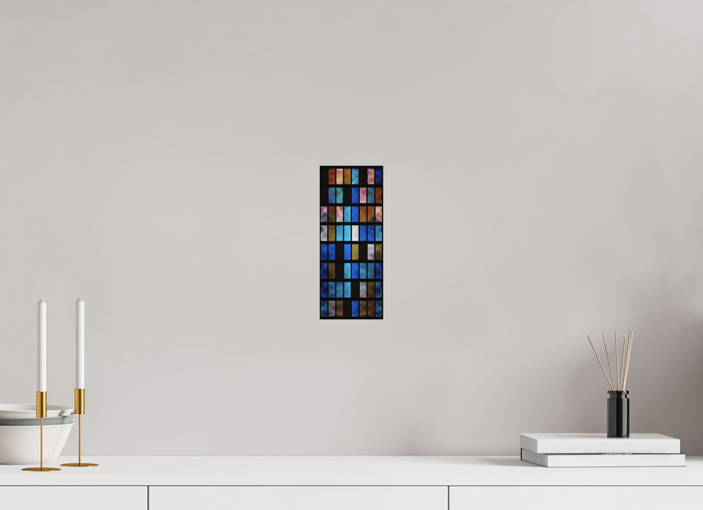 4 x 9.7″, Direct Print on Forex Stained Glass