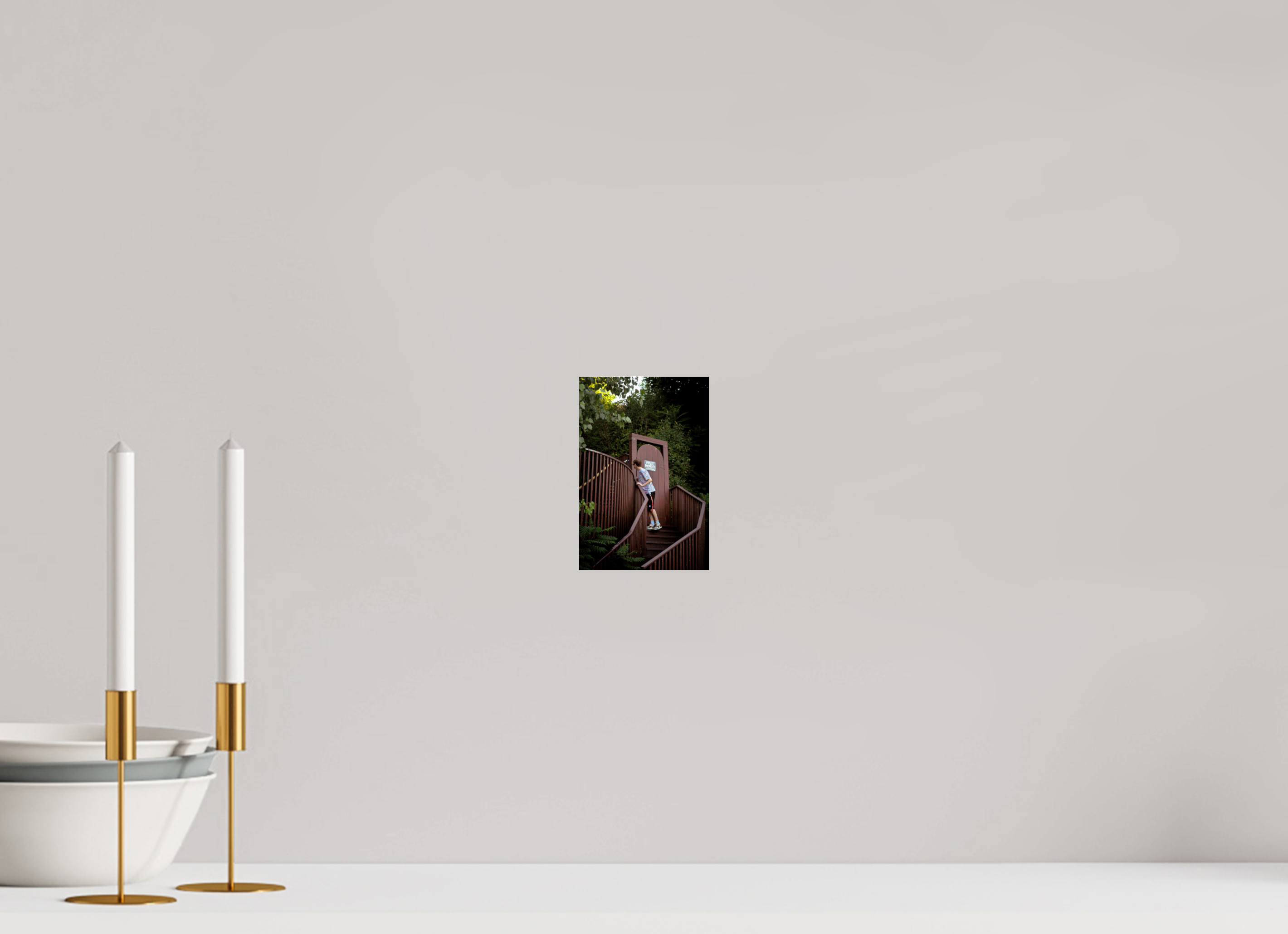4 x 6″, Photo Print Under Acrylic Glass Private Property