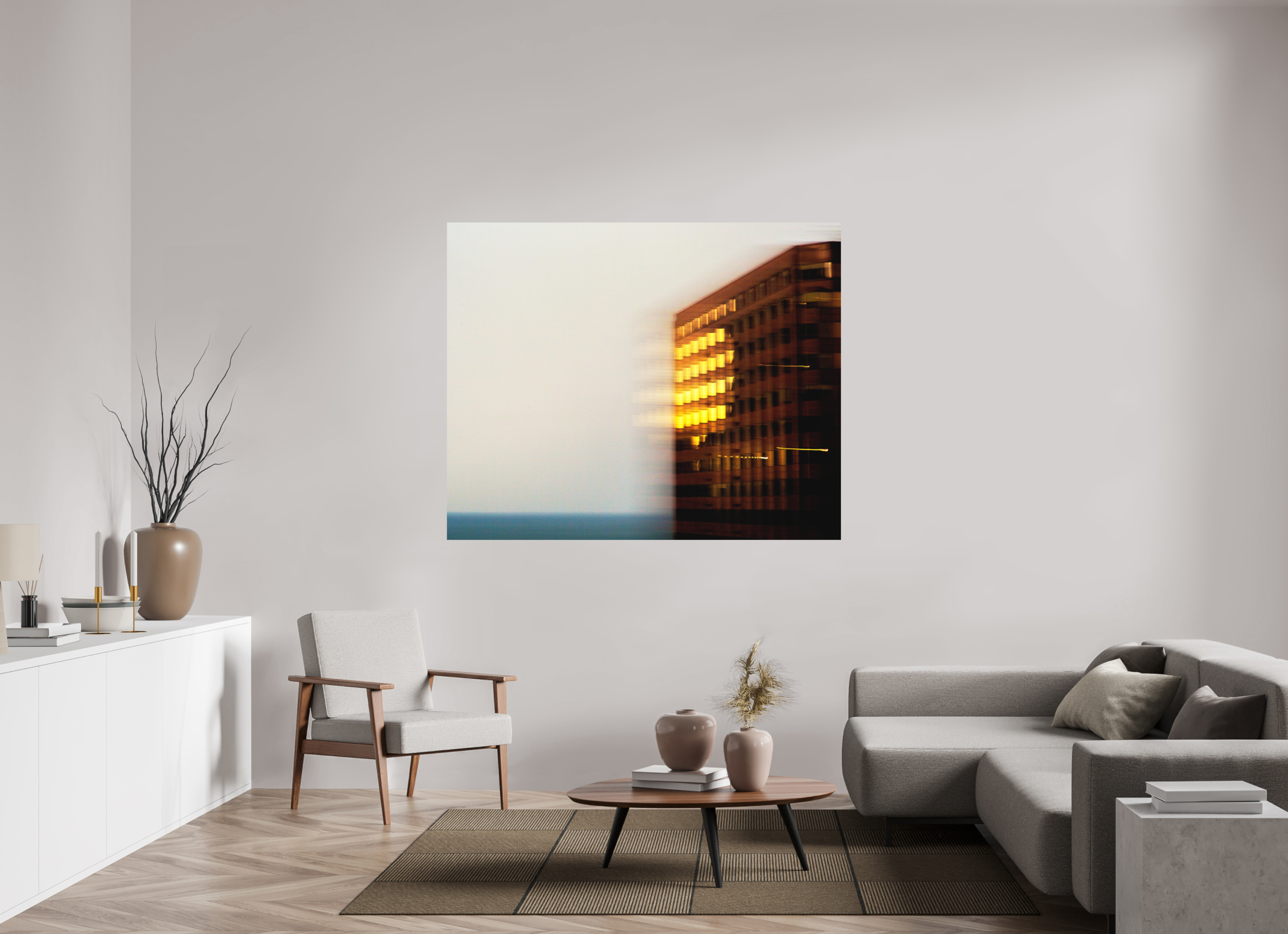 63.3 x 51″, Direct Print on Forex Time Flies
