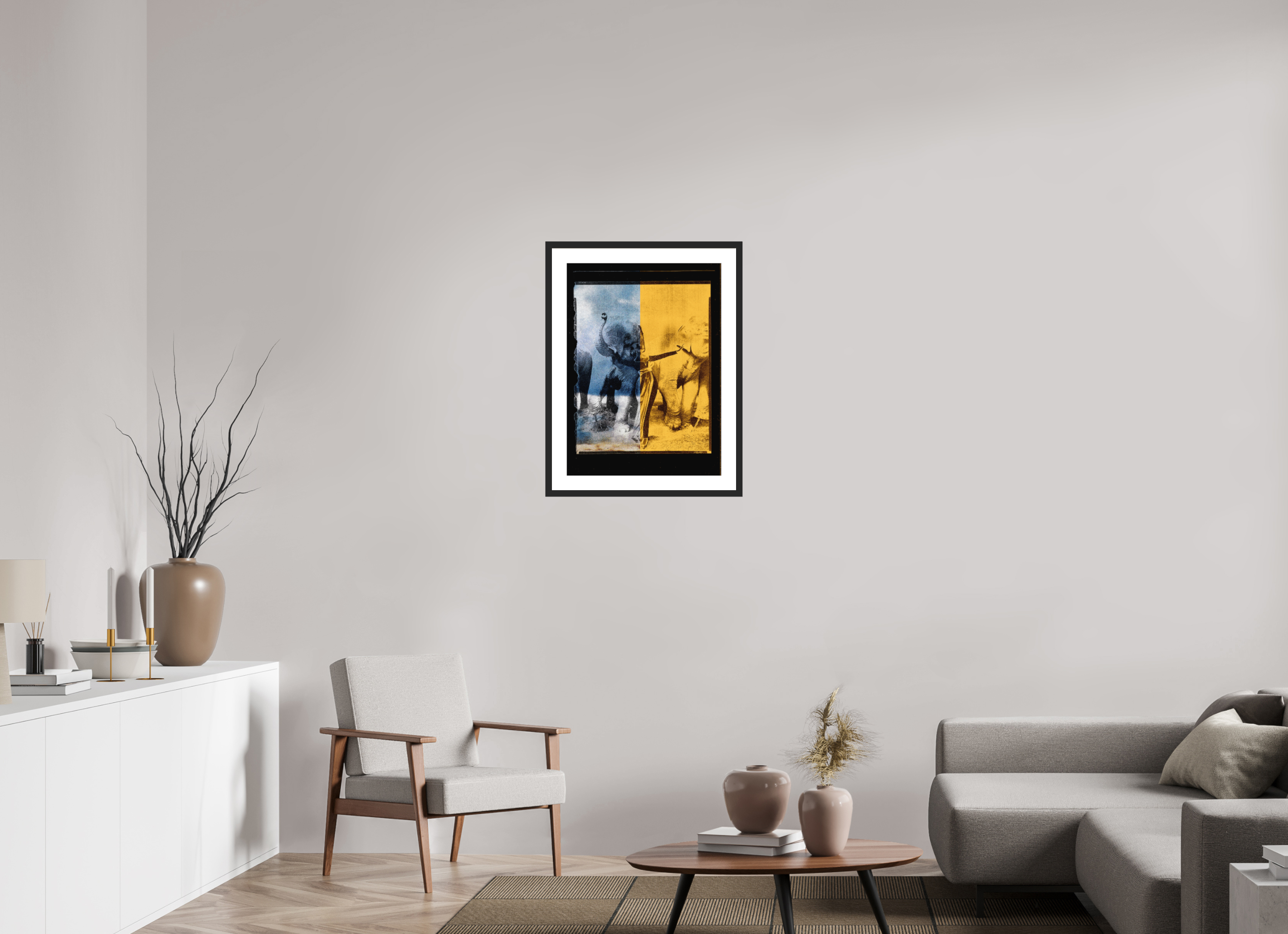 20 x 27.4″, Fuji Crystal Archive Print Framed (Black) Tusko