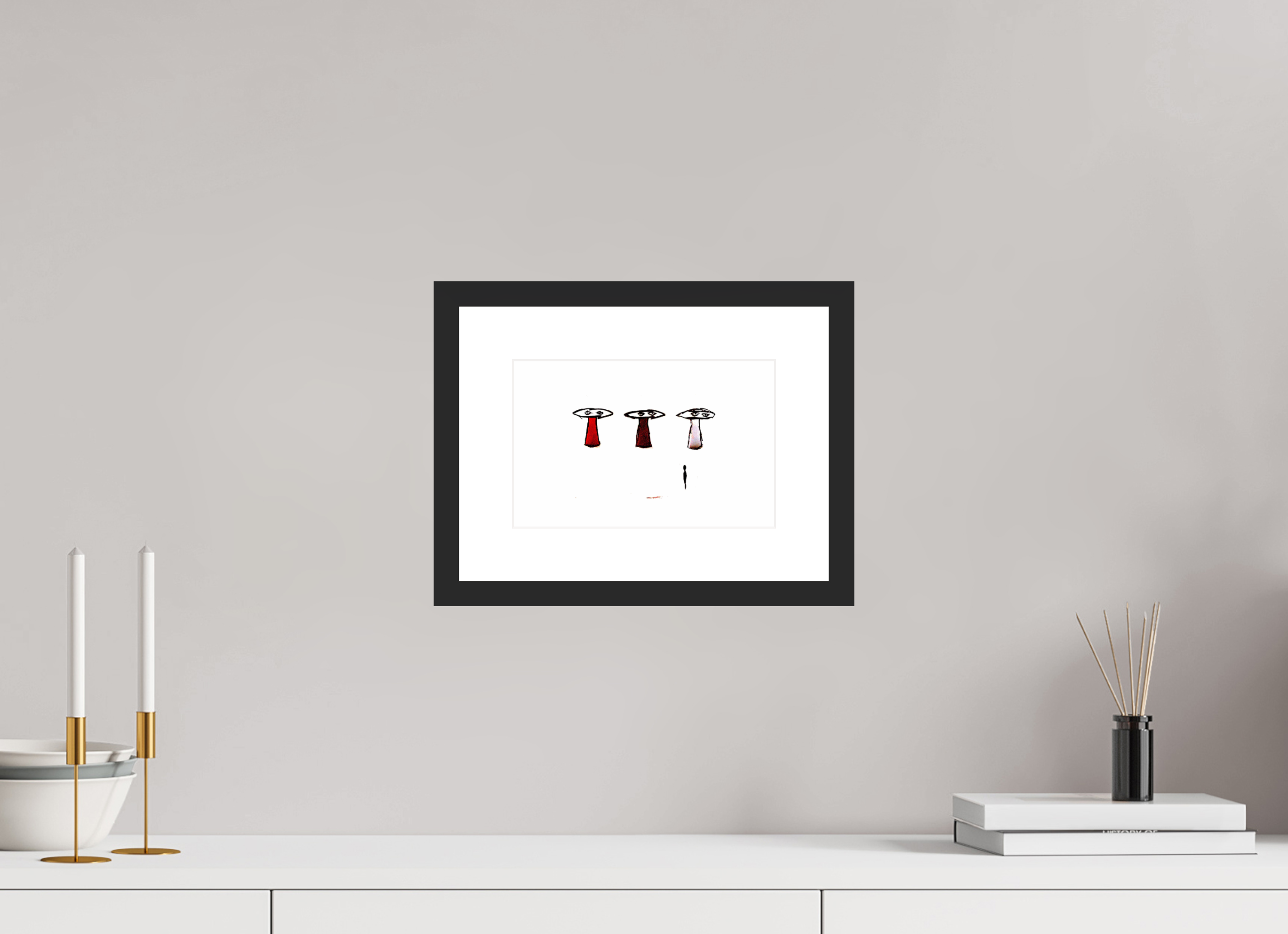 9.2 x 6″, Fuji Crystal Archive Print Framed (Black) Powers
