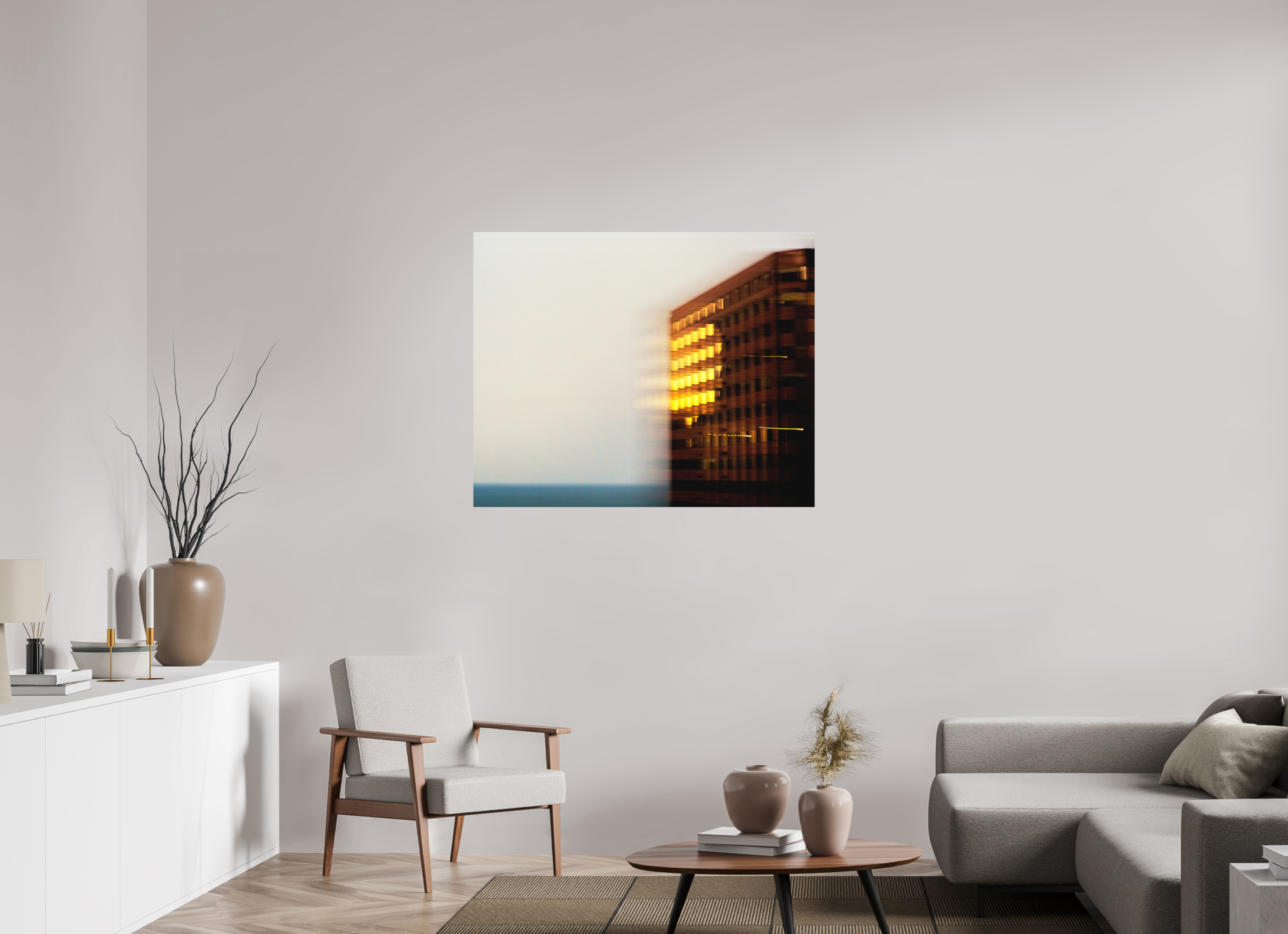 43.4 x 35″, Direct Print on Forex Time Flies