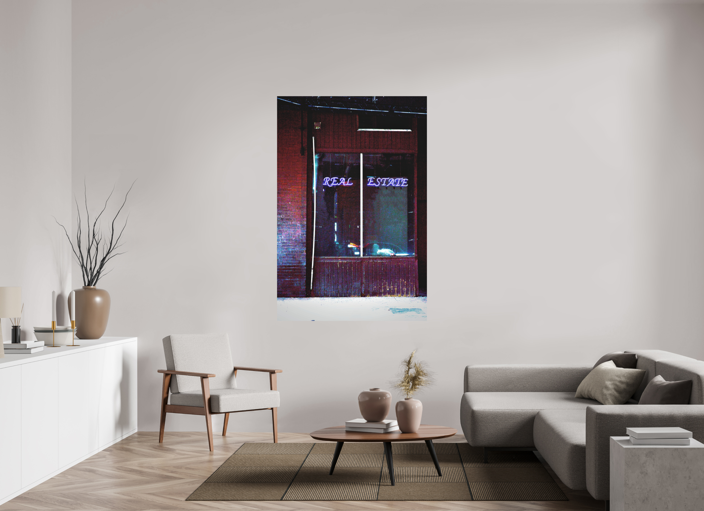 44 x 66″, Aluminum Dibond Real Estate