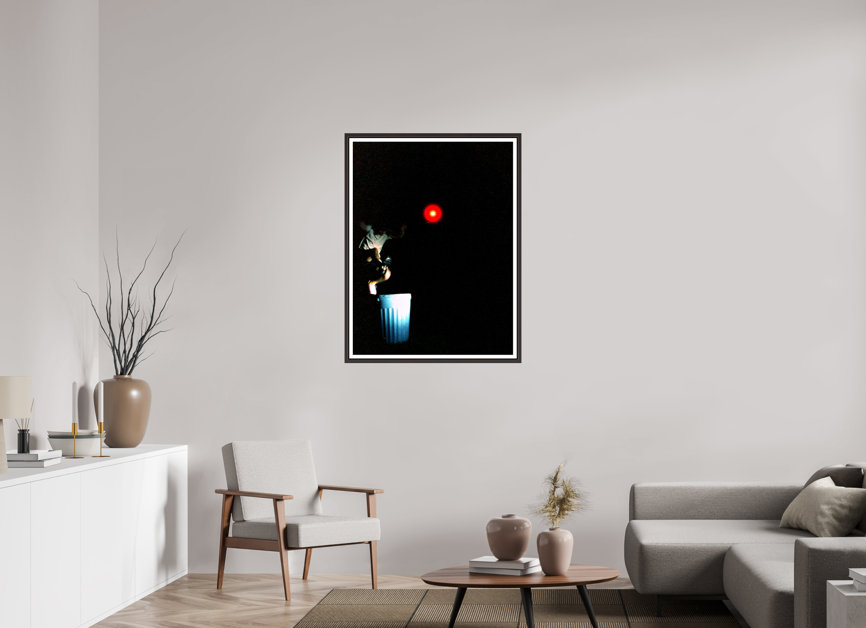 30 x 40″, Floater Frame (Alder Brown) Analog Sport