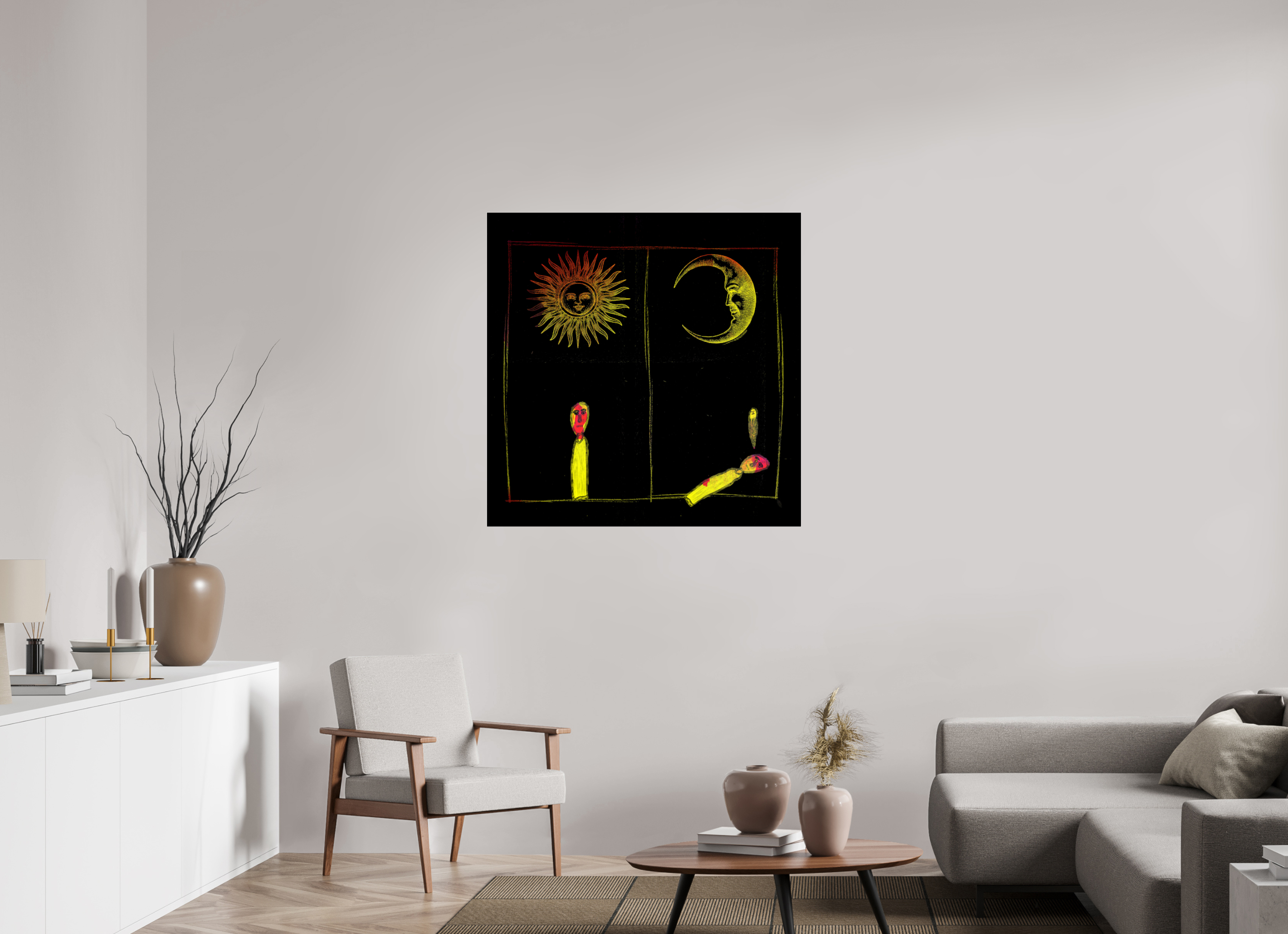 40 x 40″, Photo Print Under Acrylic Glass Life Cycle