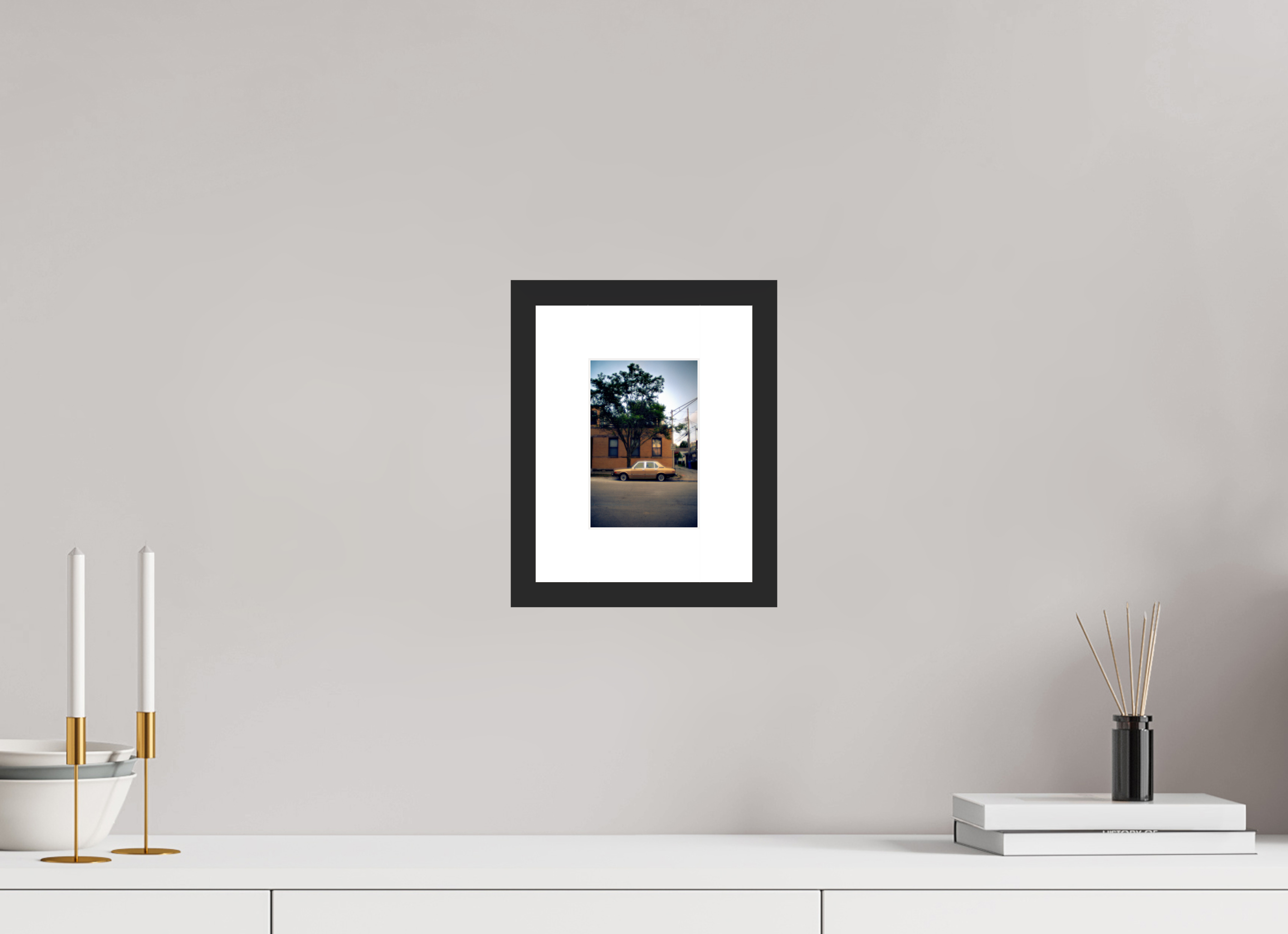 4 x 6.1″, Fuji Crystal Archive Print Framed (Black) Golden Glow
