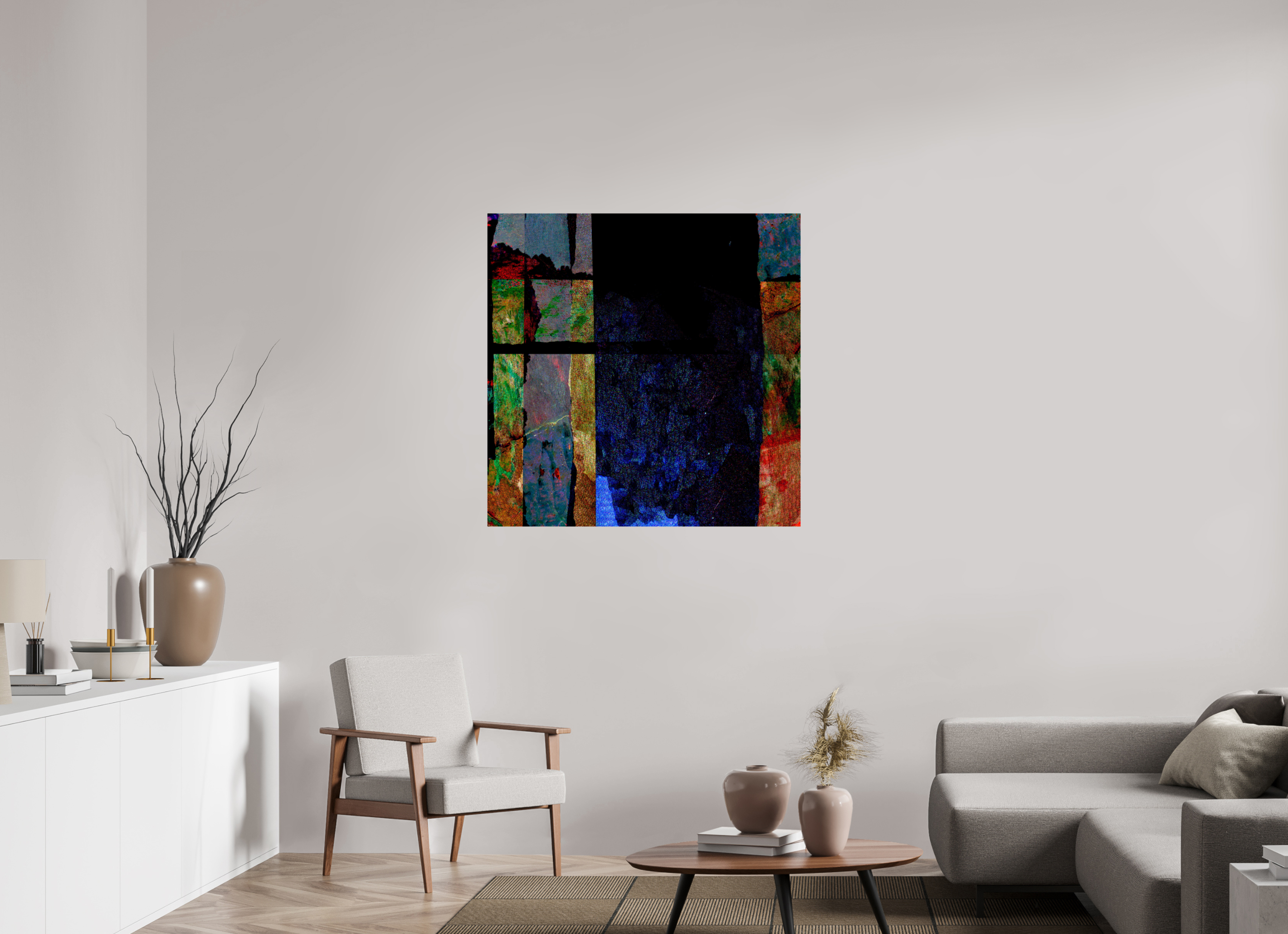 40 x 40″, Fine Art Print Earth