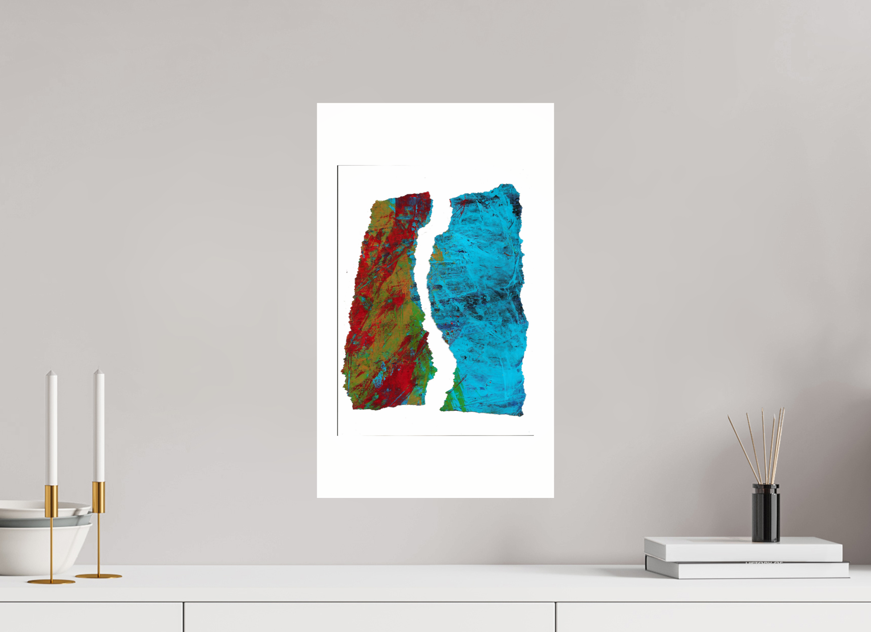 12 x 20″, Photo Print Under Acrylic Glass Earth & Water